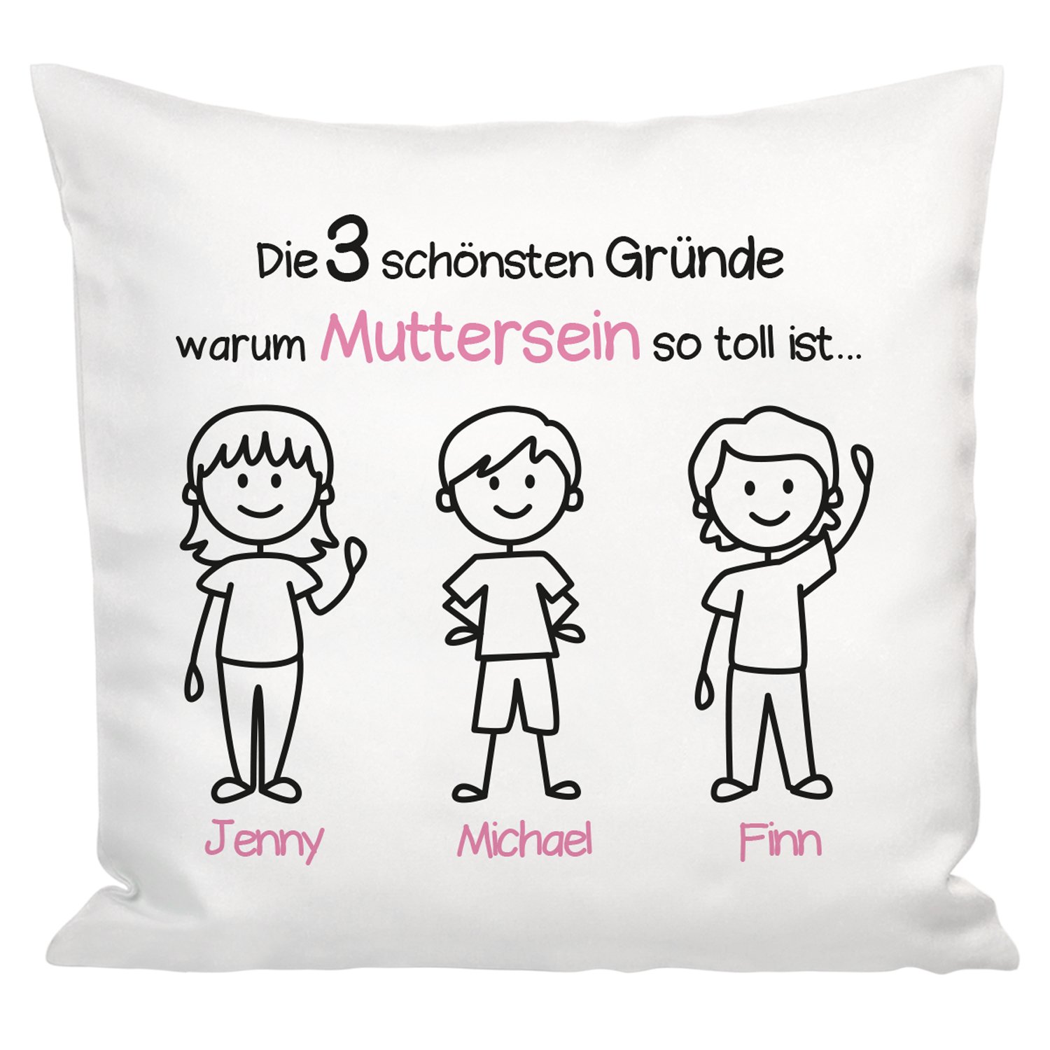 Kissen - Schönste Gründe zum Muttersein