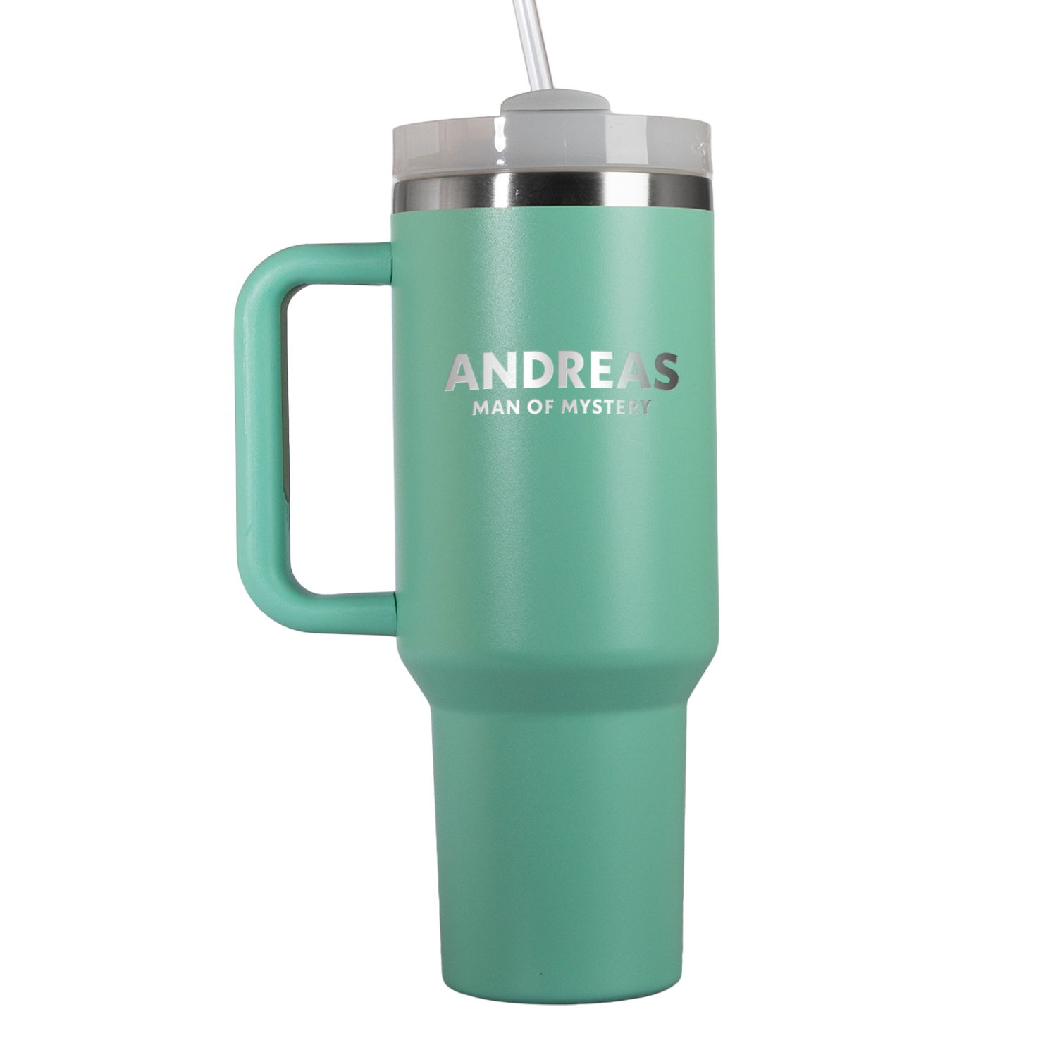 Thermo-Becher mit Griff und Deiner Gravur