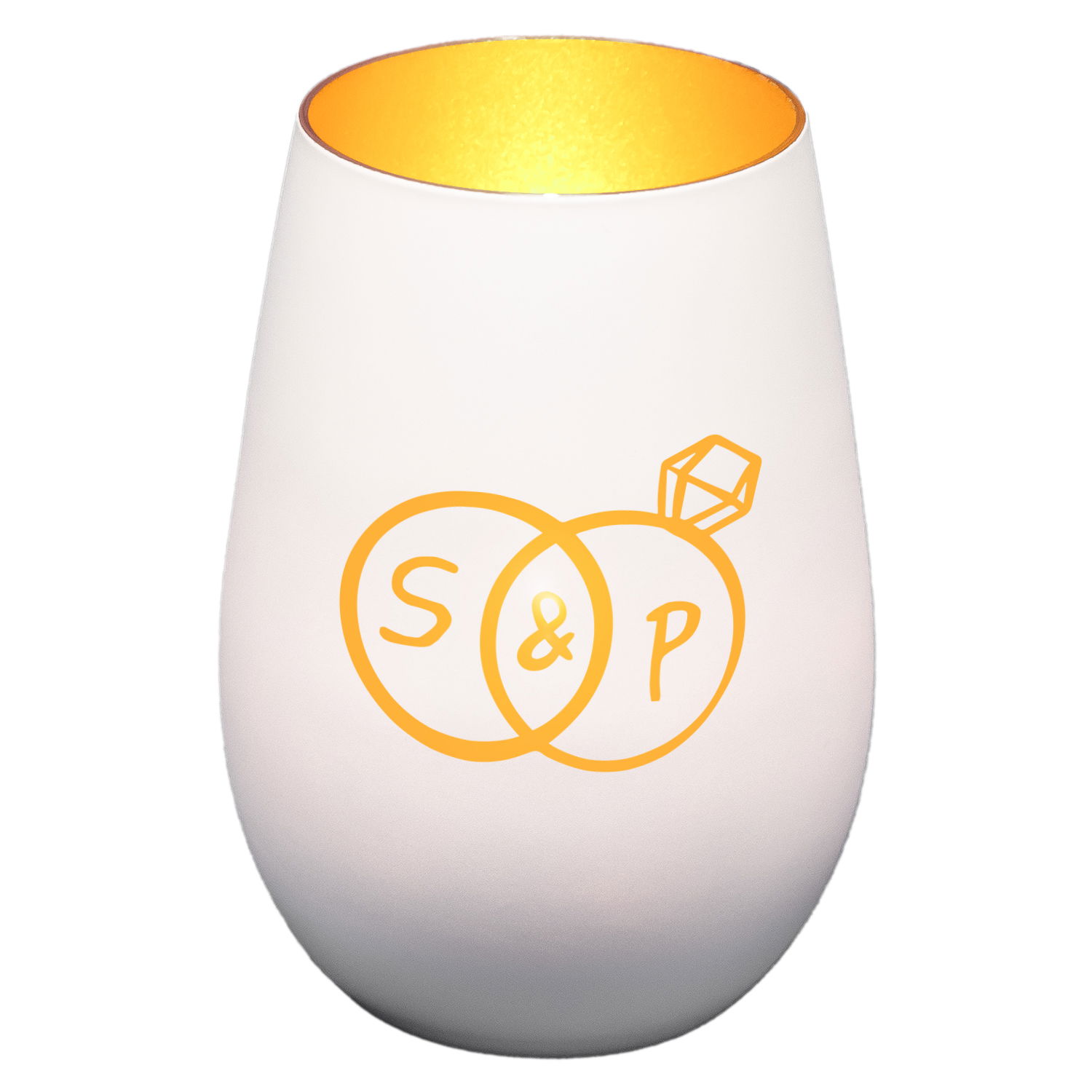 Windlicht - Hochzeit mit Personalisierung