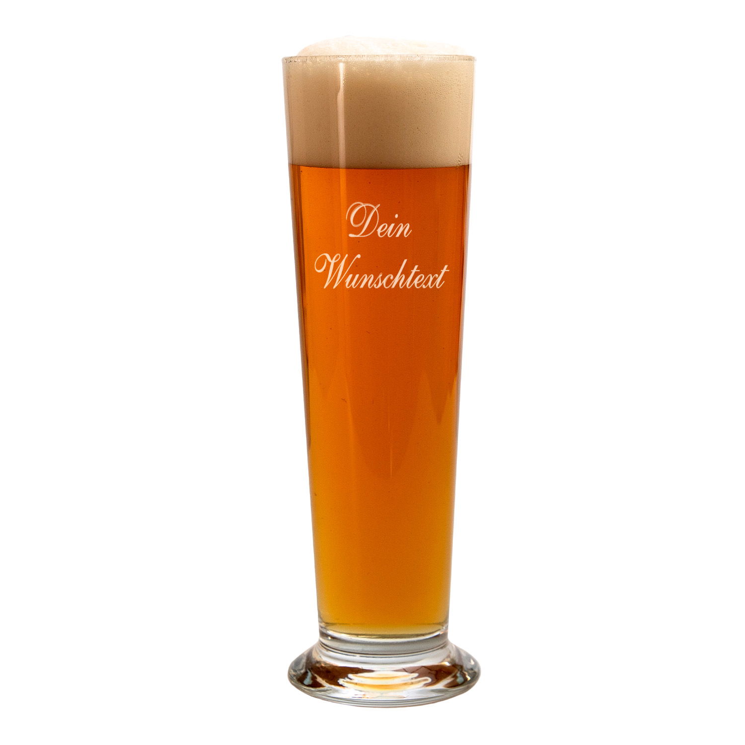 Bierglas mit Gravur