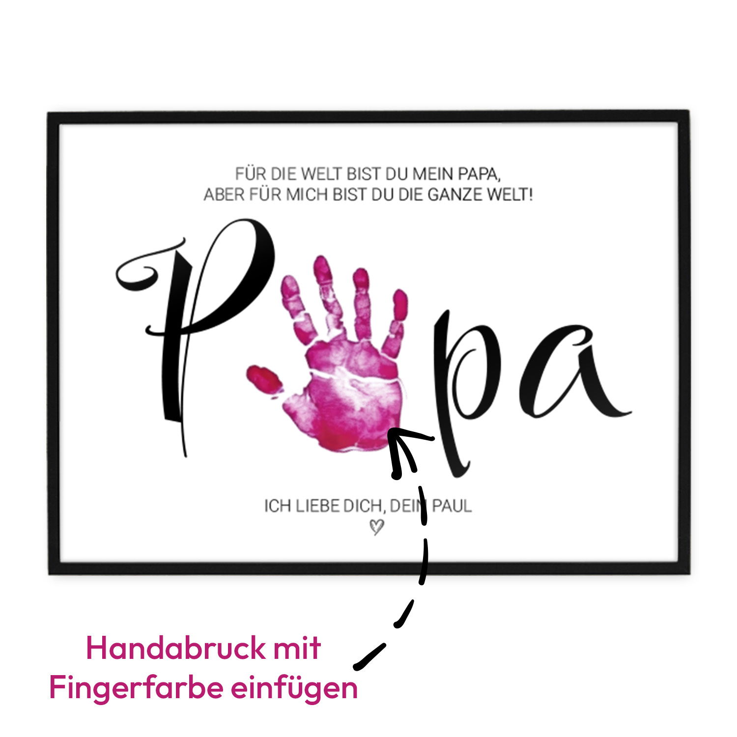 DIY Poster zum Vatertag