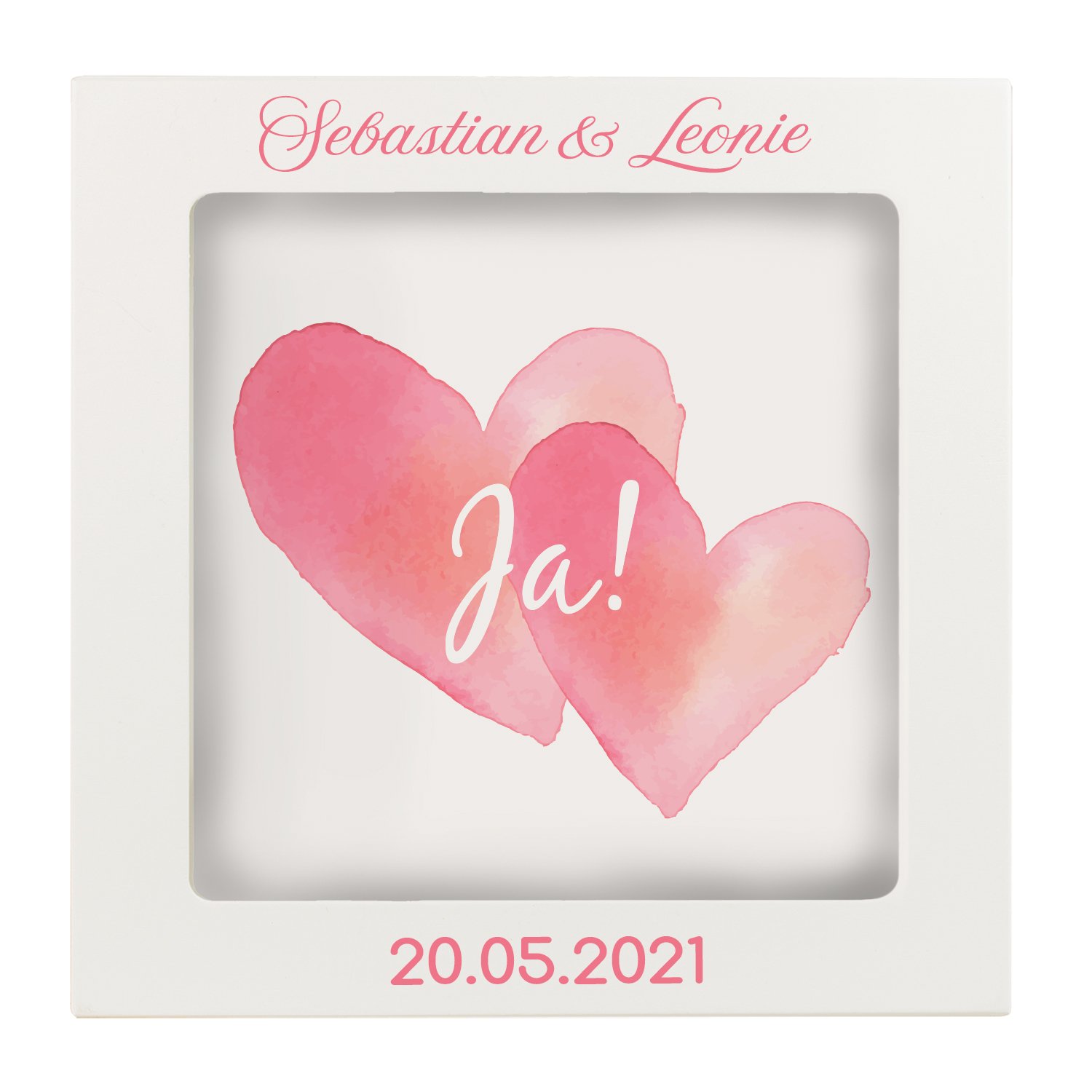 3D-Bilderrahmen zur Hochzeit