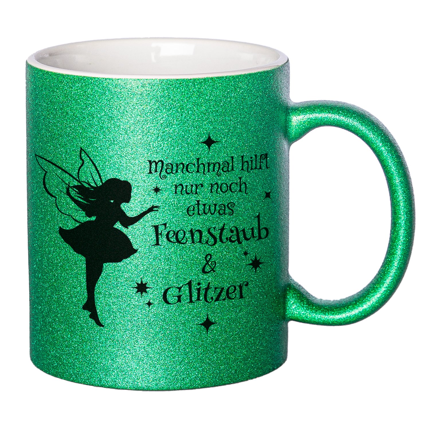 Glitzertasse - Feenstaub & Glitzer
