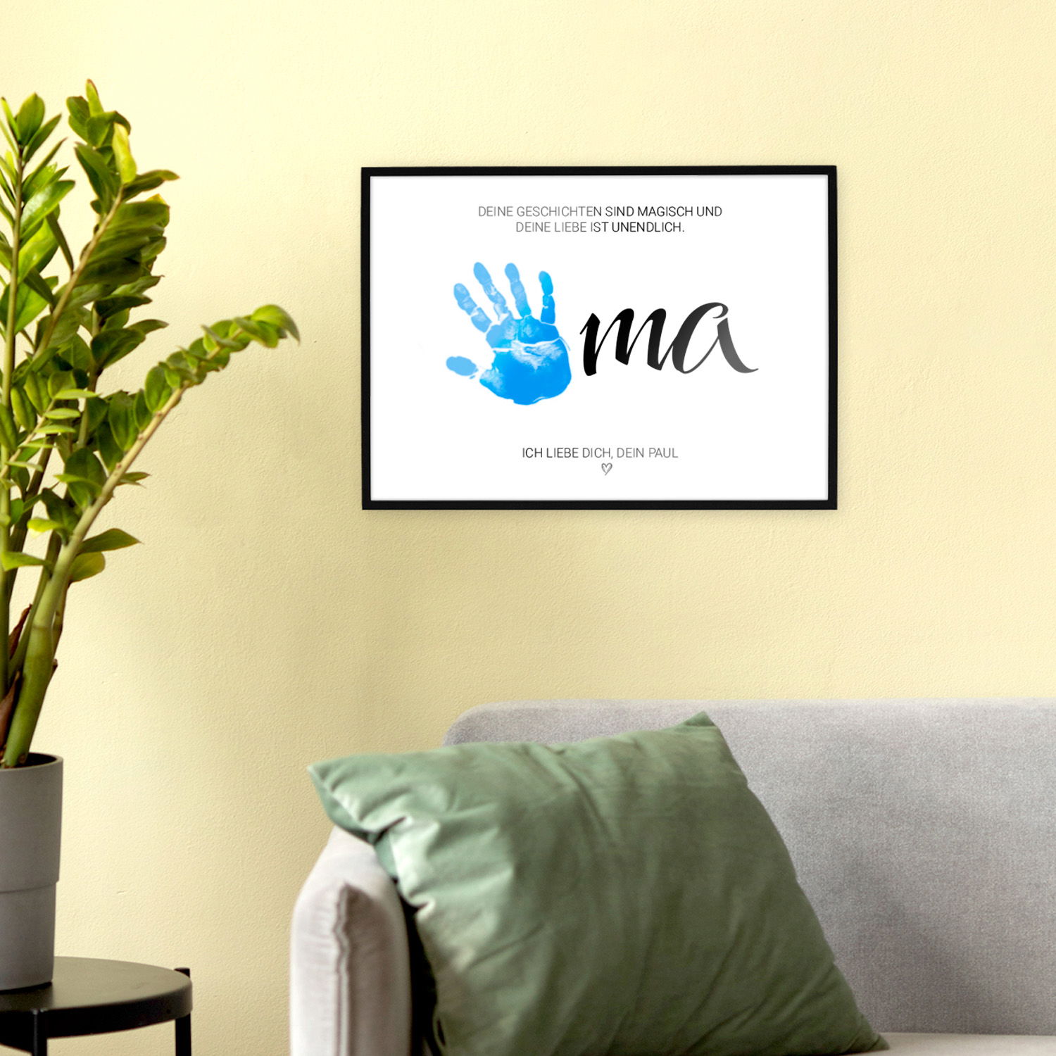 DIY Poster für die Großeltern