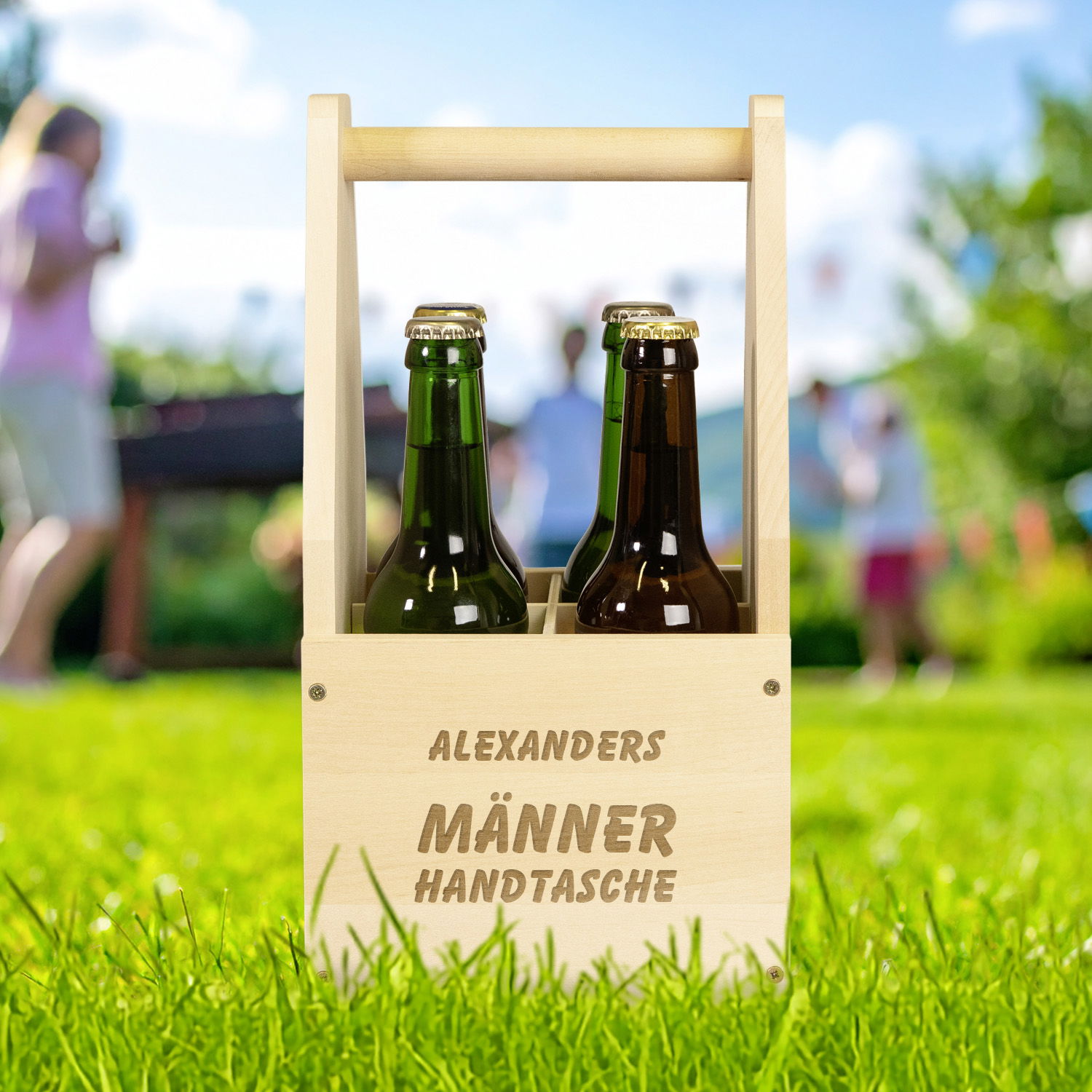 Männerhandtasche mit Personalisierung