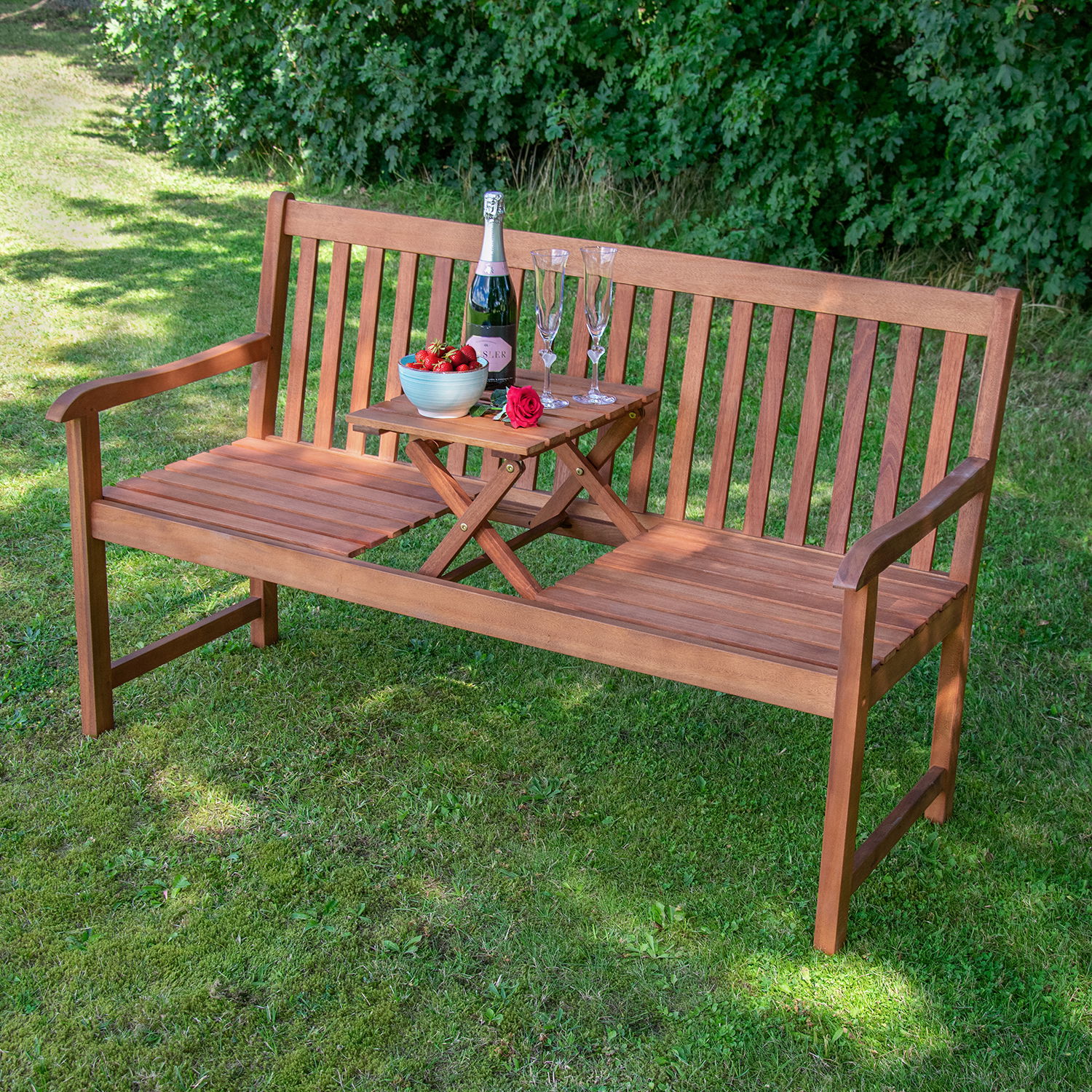 Gartenbank mit Personalisierung - B-Ware