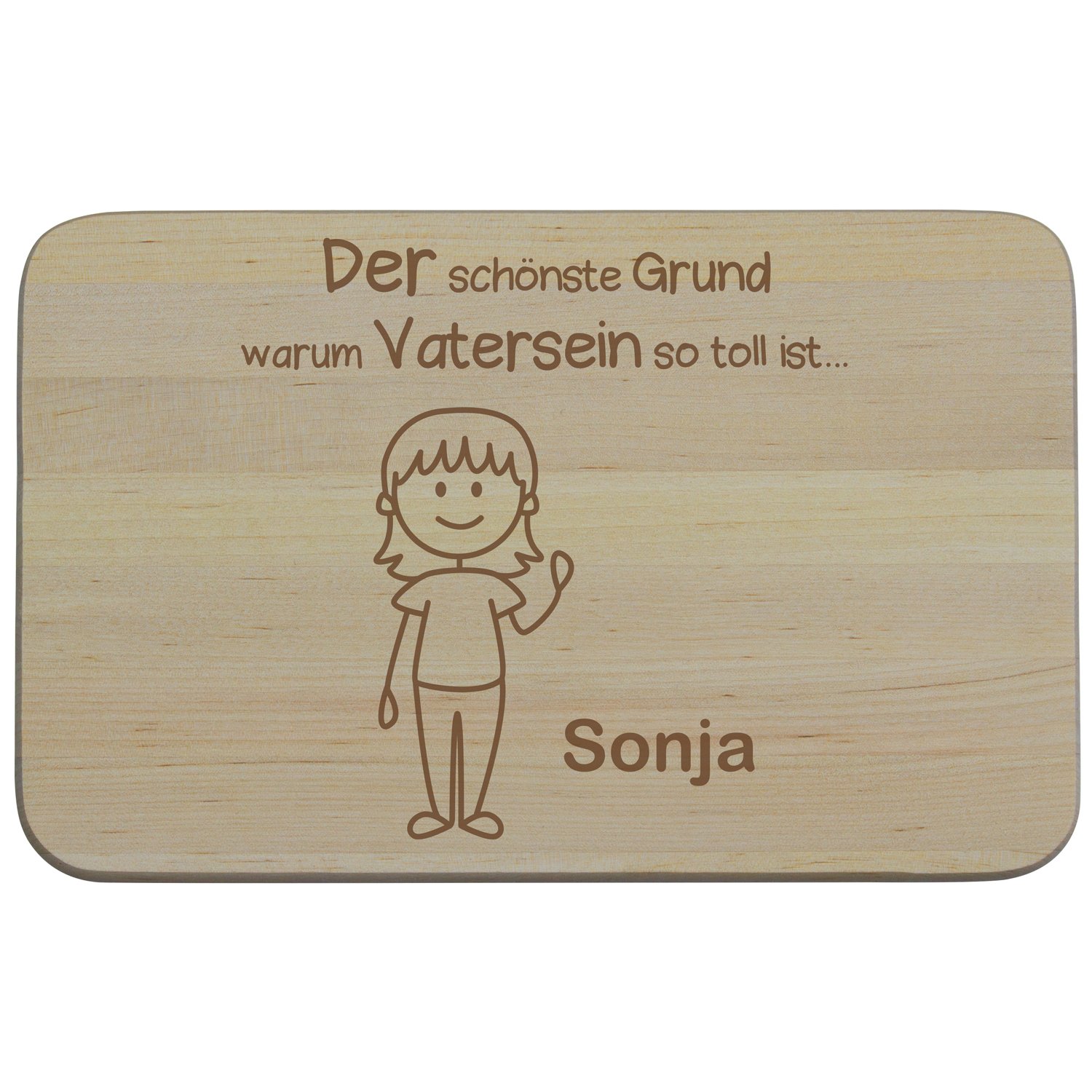 Frühstücksbrett - Schönste Gründe zum Vatersein
