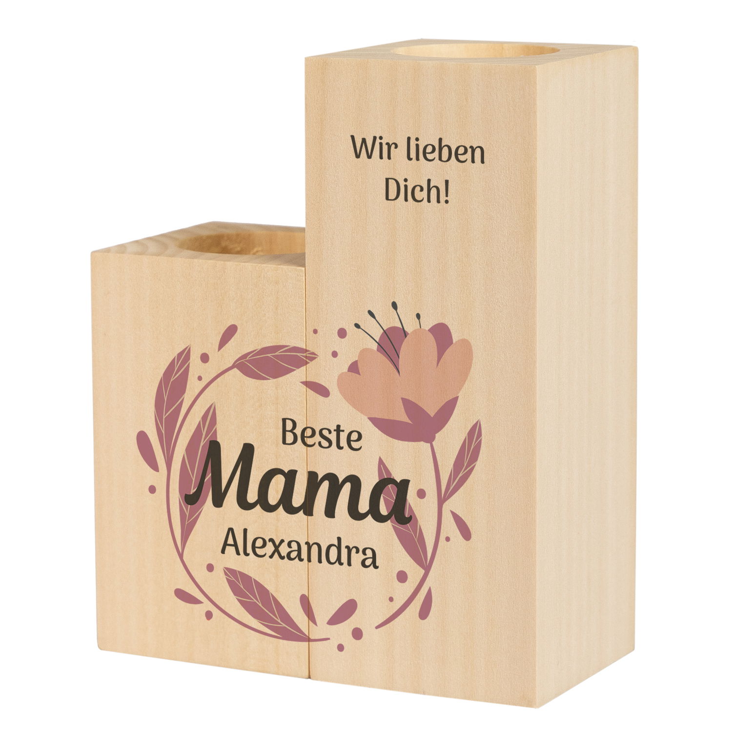 Kerzenständer Set für Mama