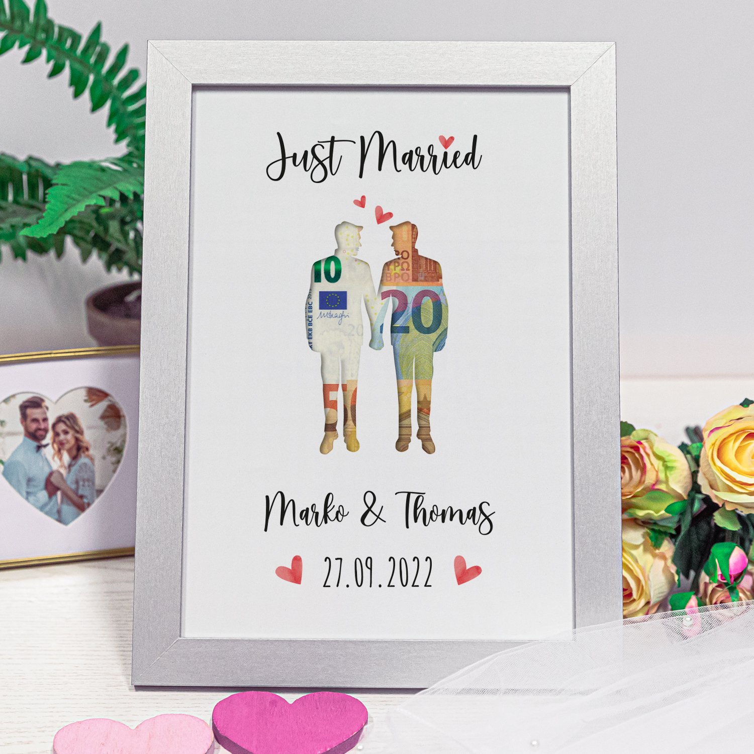 Geldgeschenk zur Hochzeit - Just Married