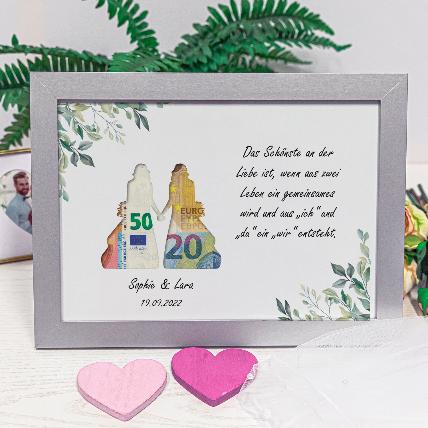 Geldgeschenk zur Hochzeit - Just Married