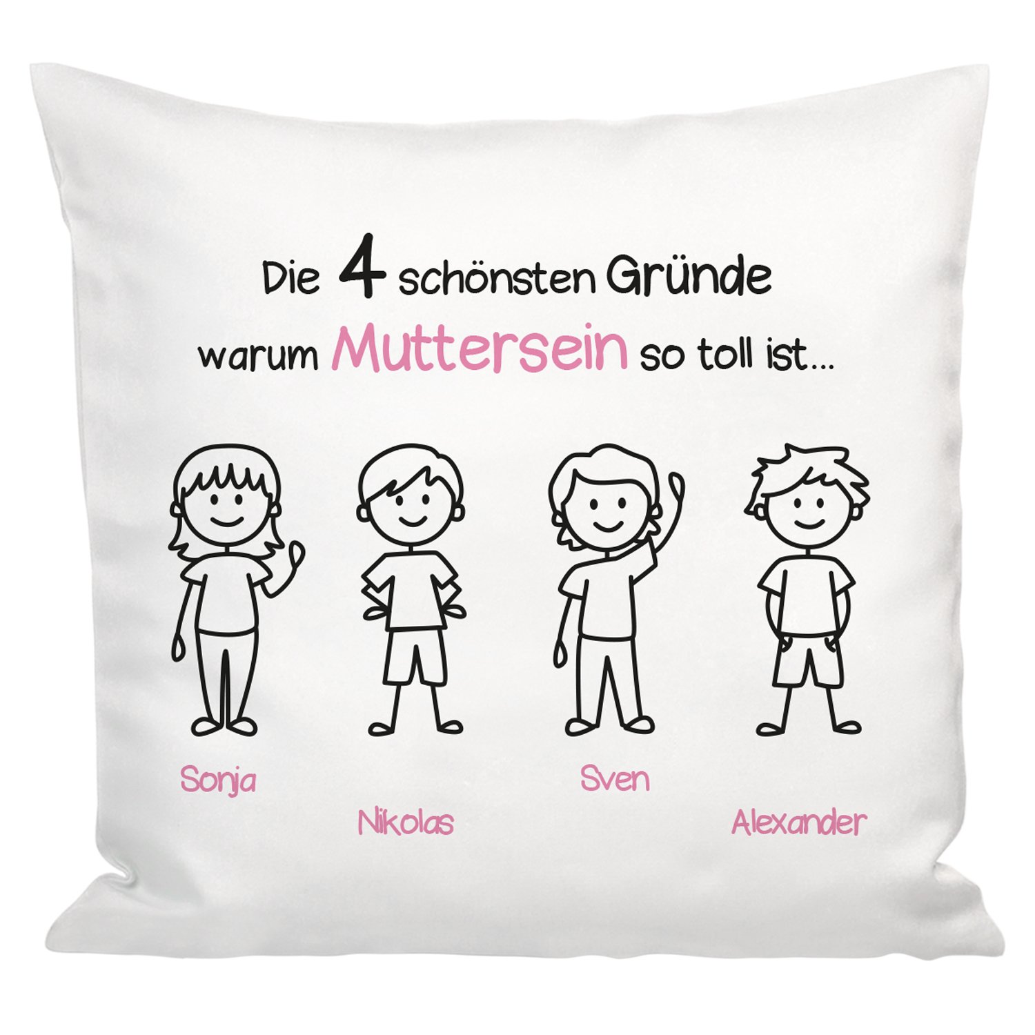 Kissen - Schönste Gründe zum Muttersein