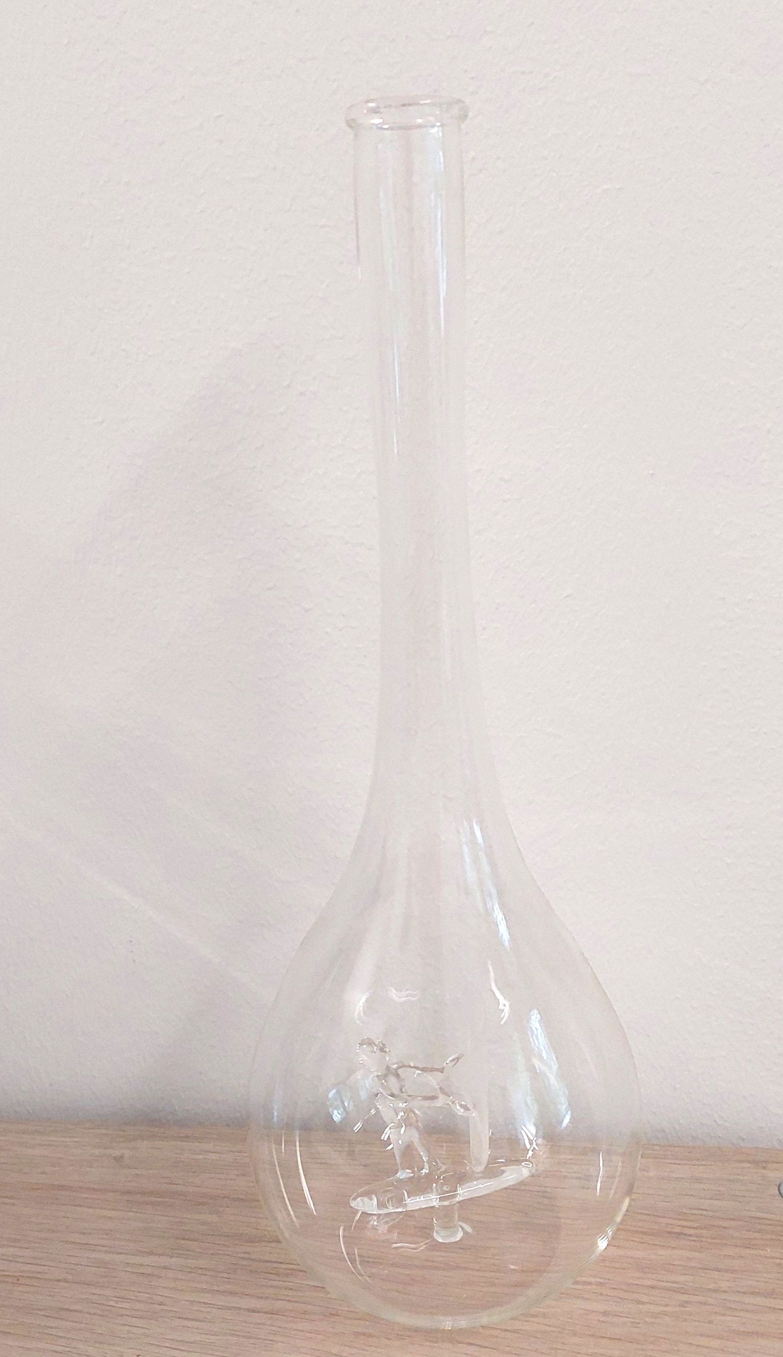 Geschenkflasche aus Edelglas