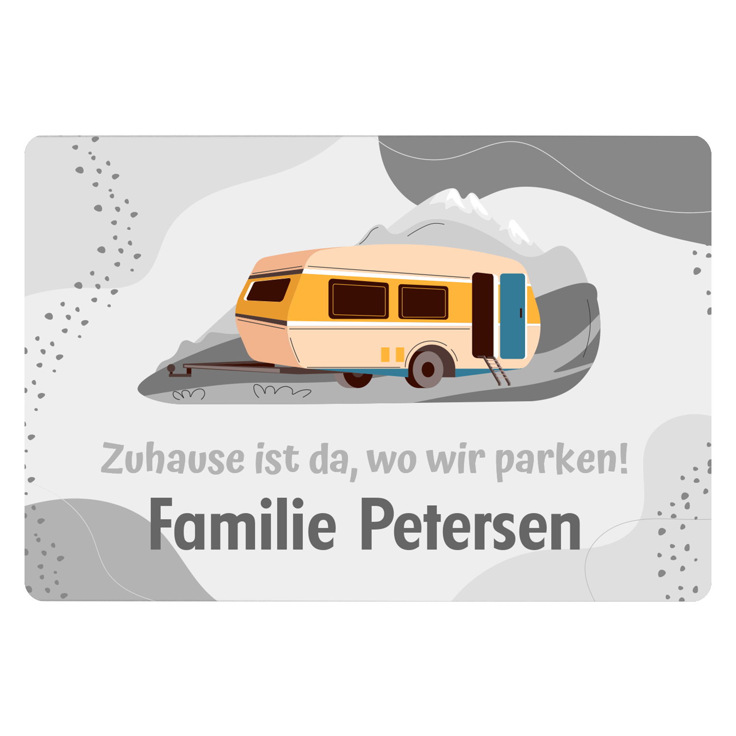 Fußmatte - Zuhause ist da, wo wir parken