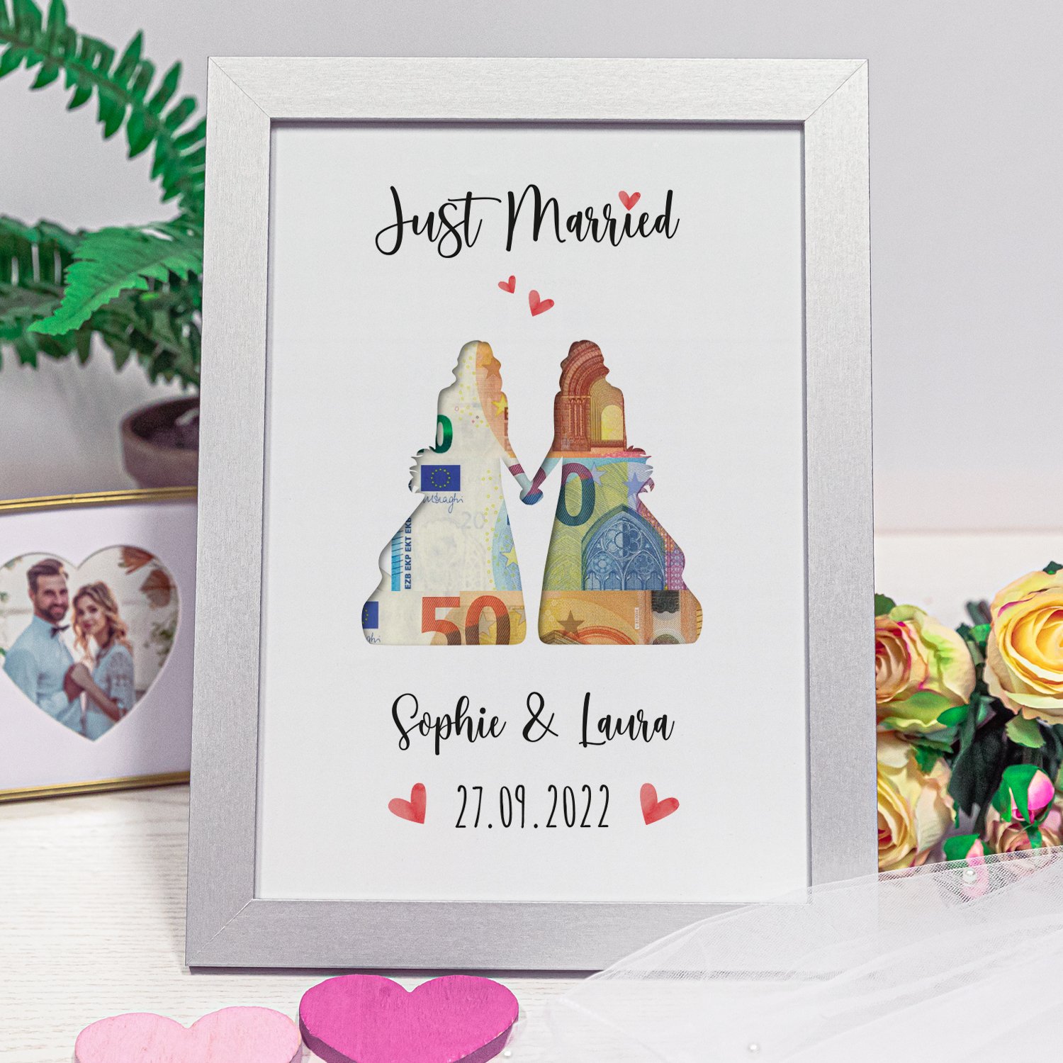 Geldgeschenk zur Hochzeit - Just Married