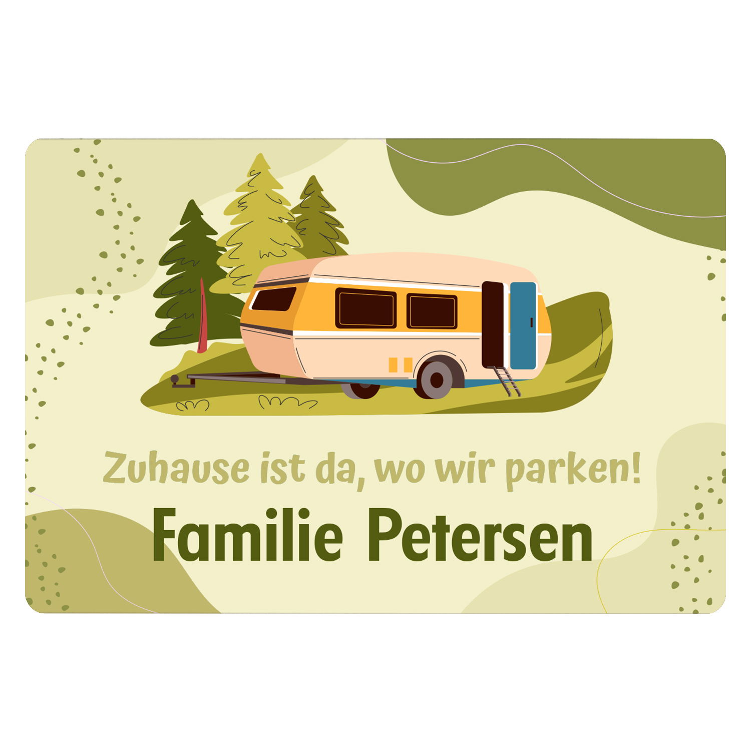 Fußmatte - Zuhause ist da, wo wir parken