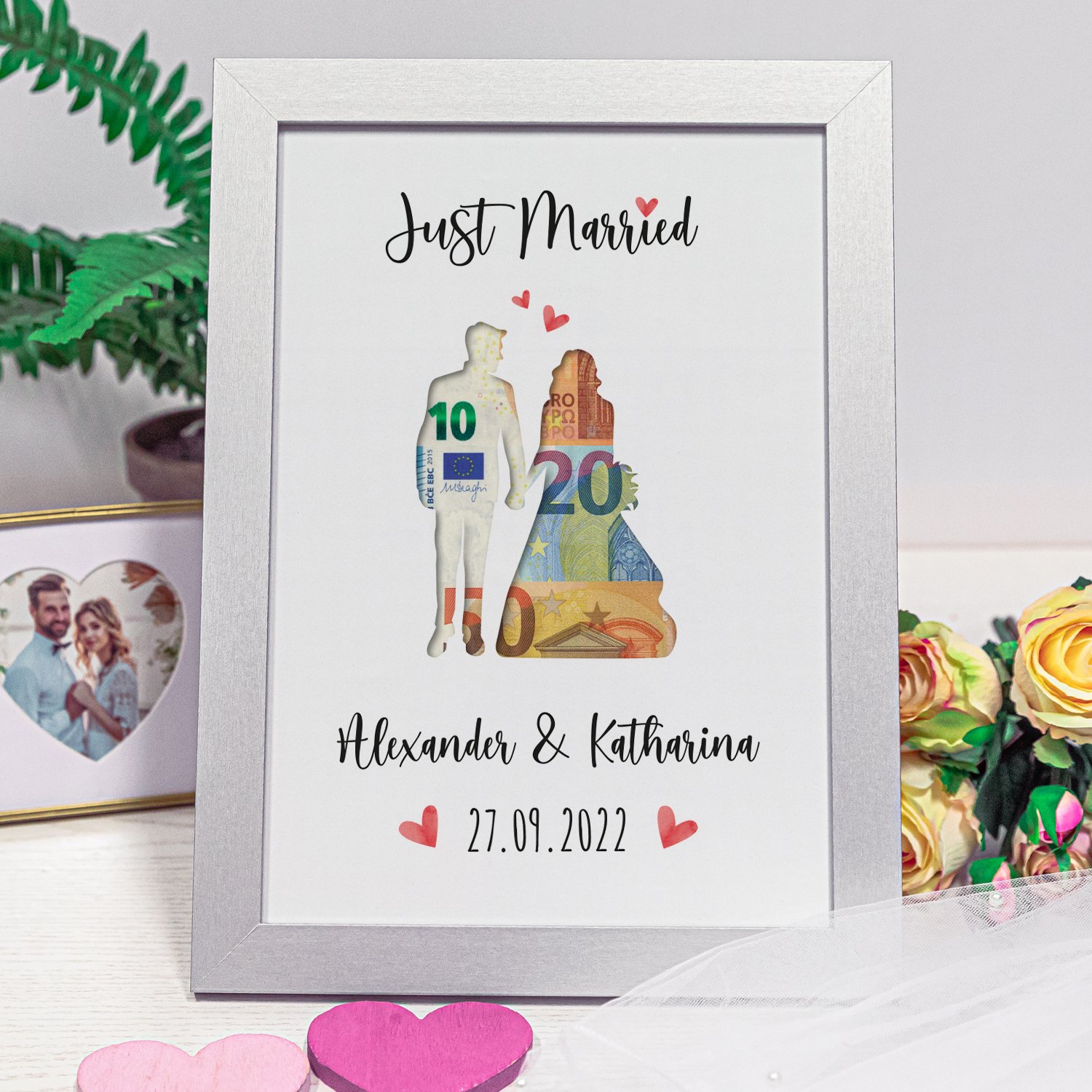 Geldgeschenk zur Hochzeit - Just Married