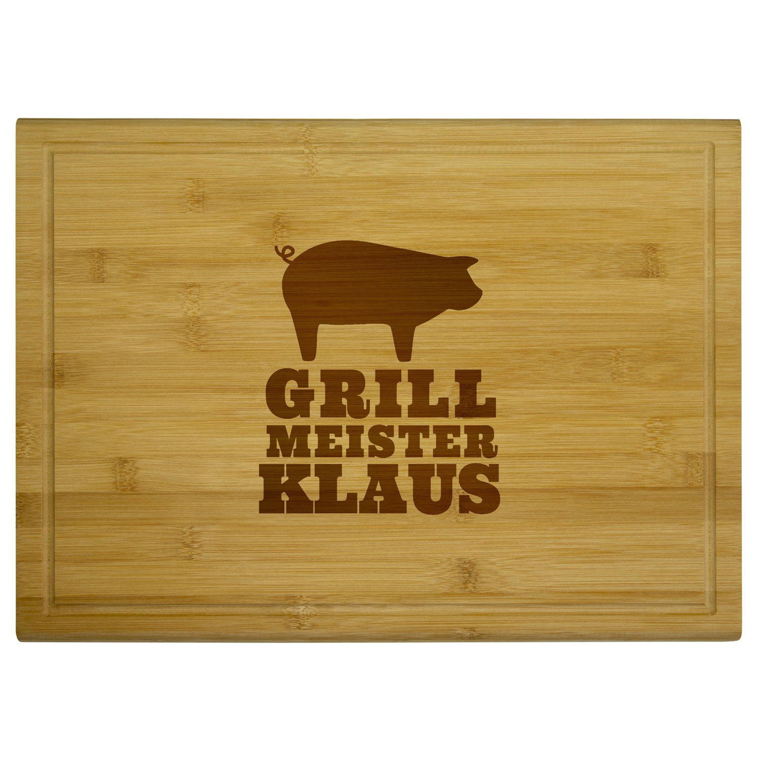 Grillmeister - Schneidebrett mit Gravur