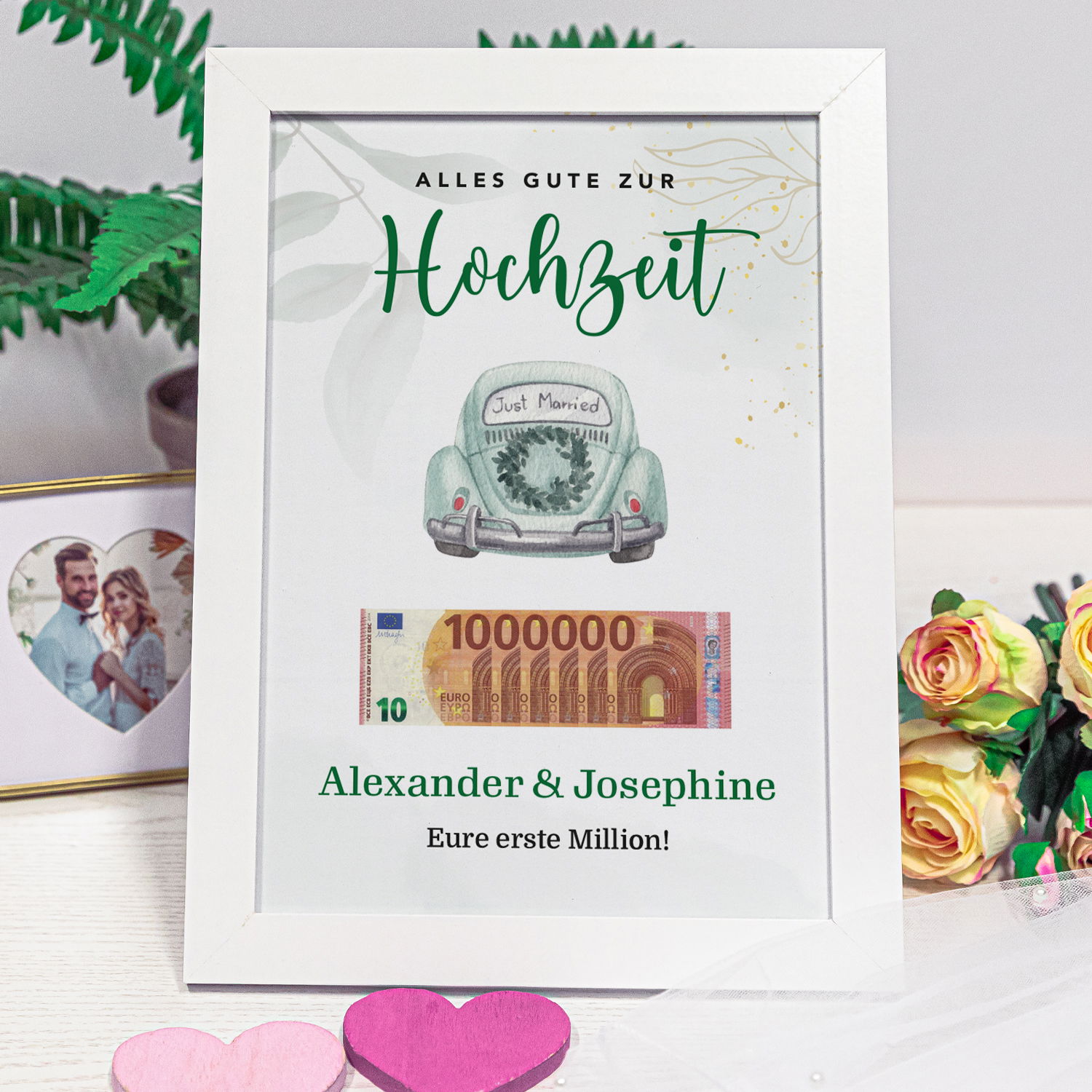 Geldgeschenk zur Hochzeit - Eure erste Million