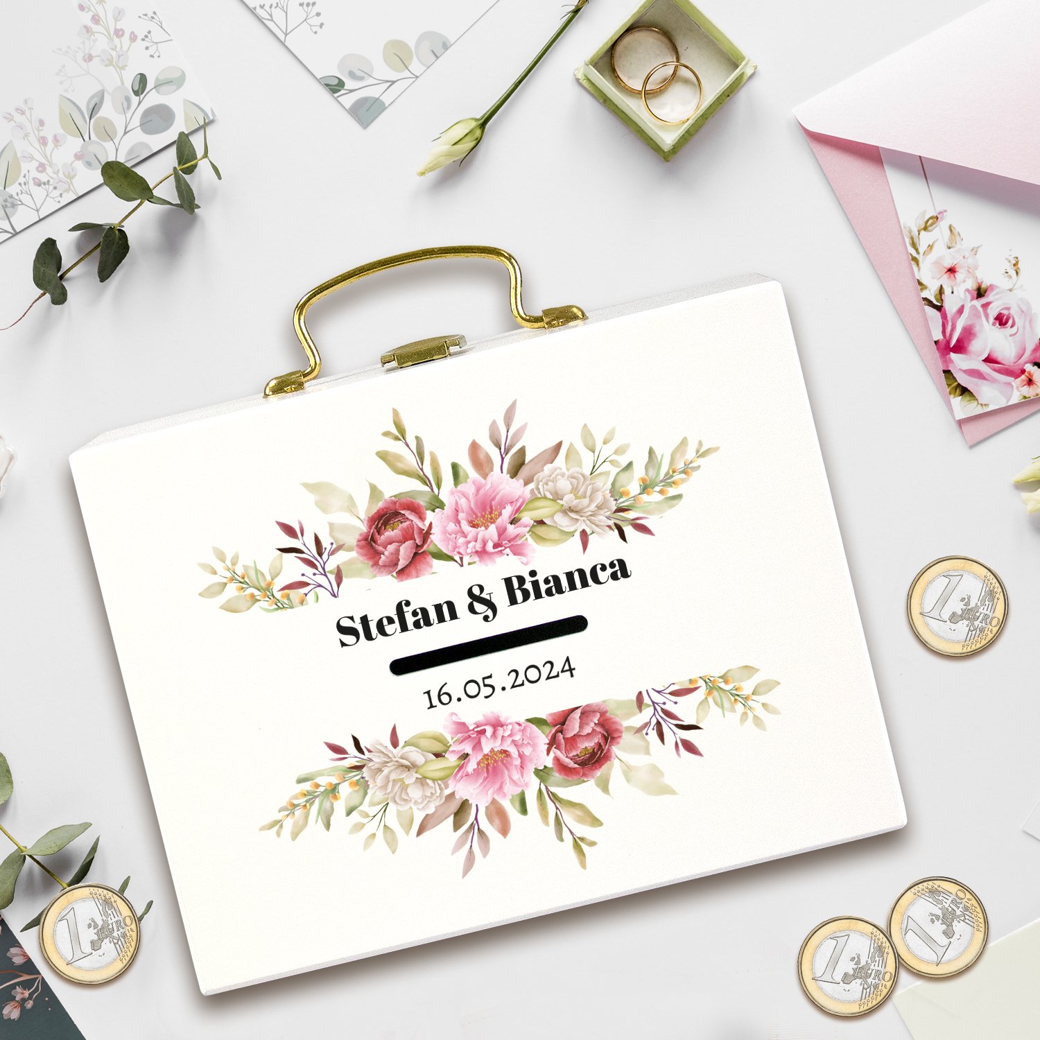 Geldkoffer zur Hochzeit