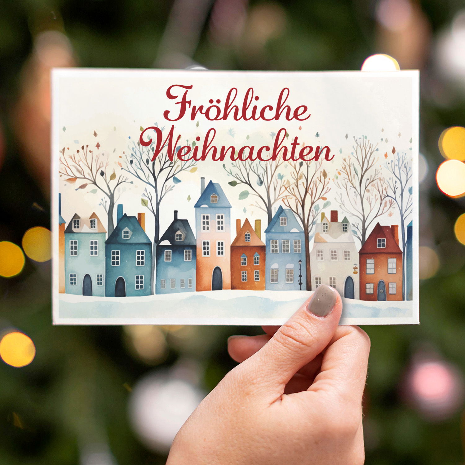 Grußkarte zu Weihnachten 