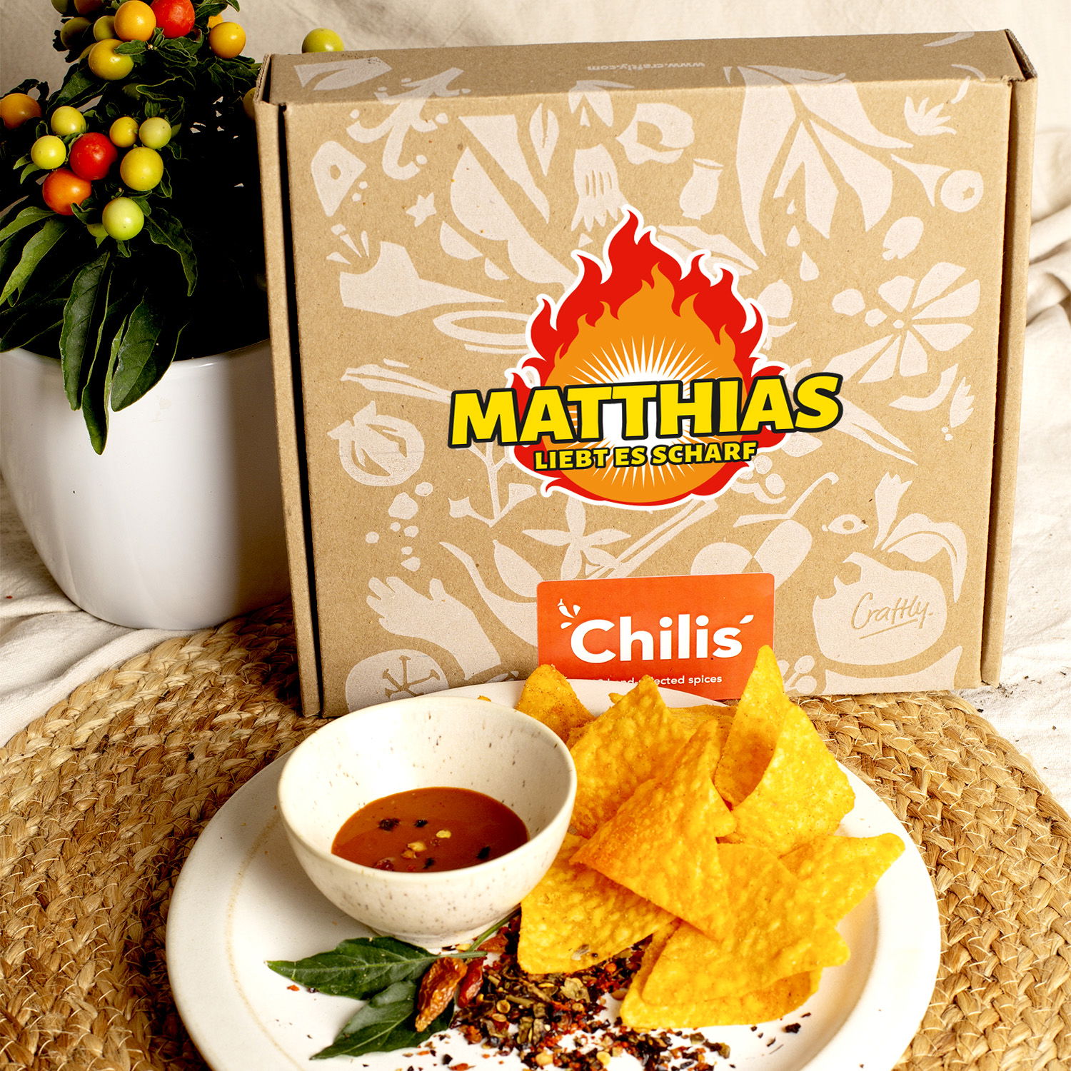 Explore Chili Set mit Personalisierung - Chili Geschenkset - Chili Box
