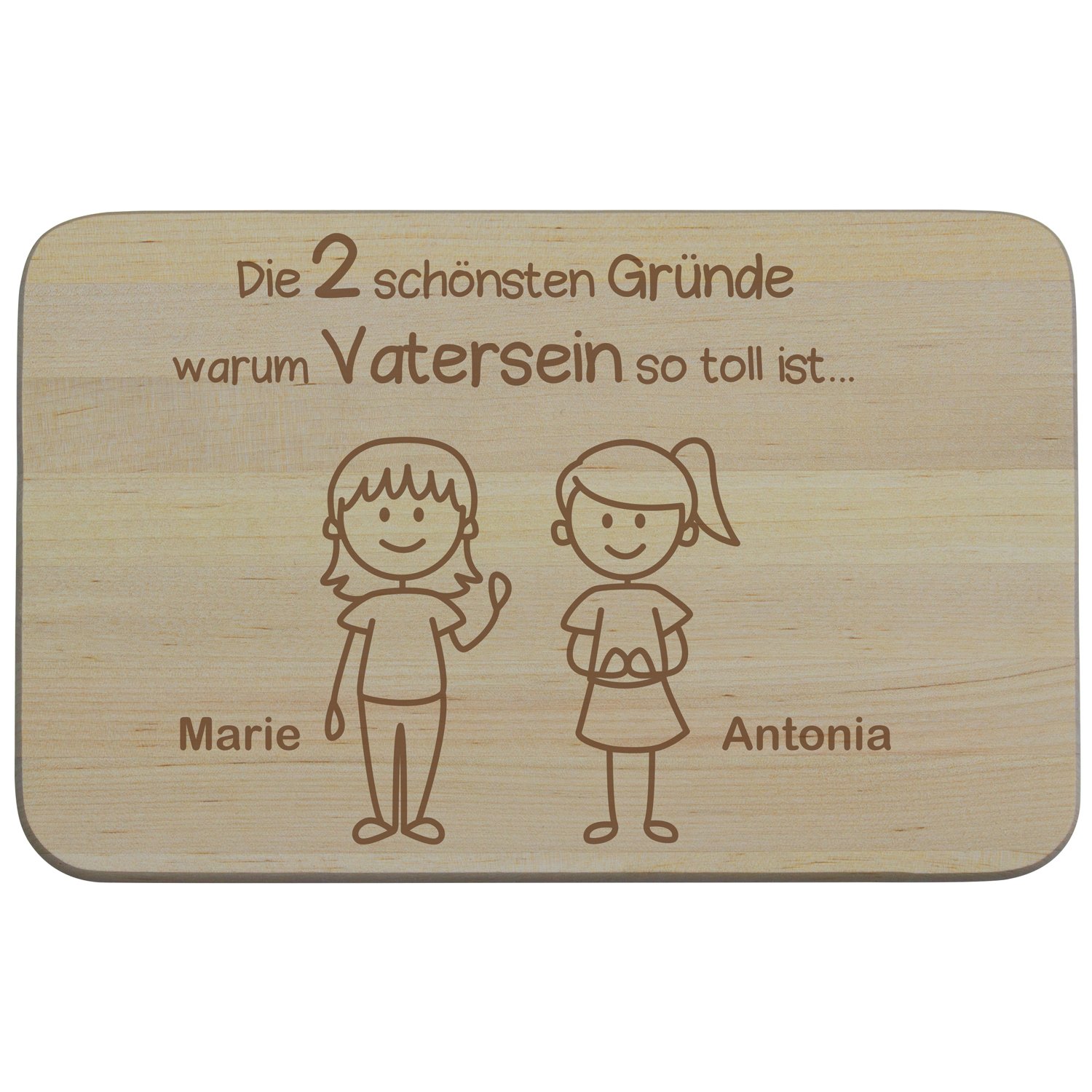 Frühstücksbrett - Schönste Gründe zum Vatersein