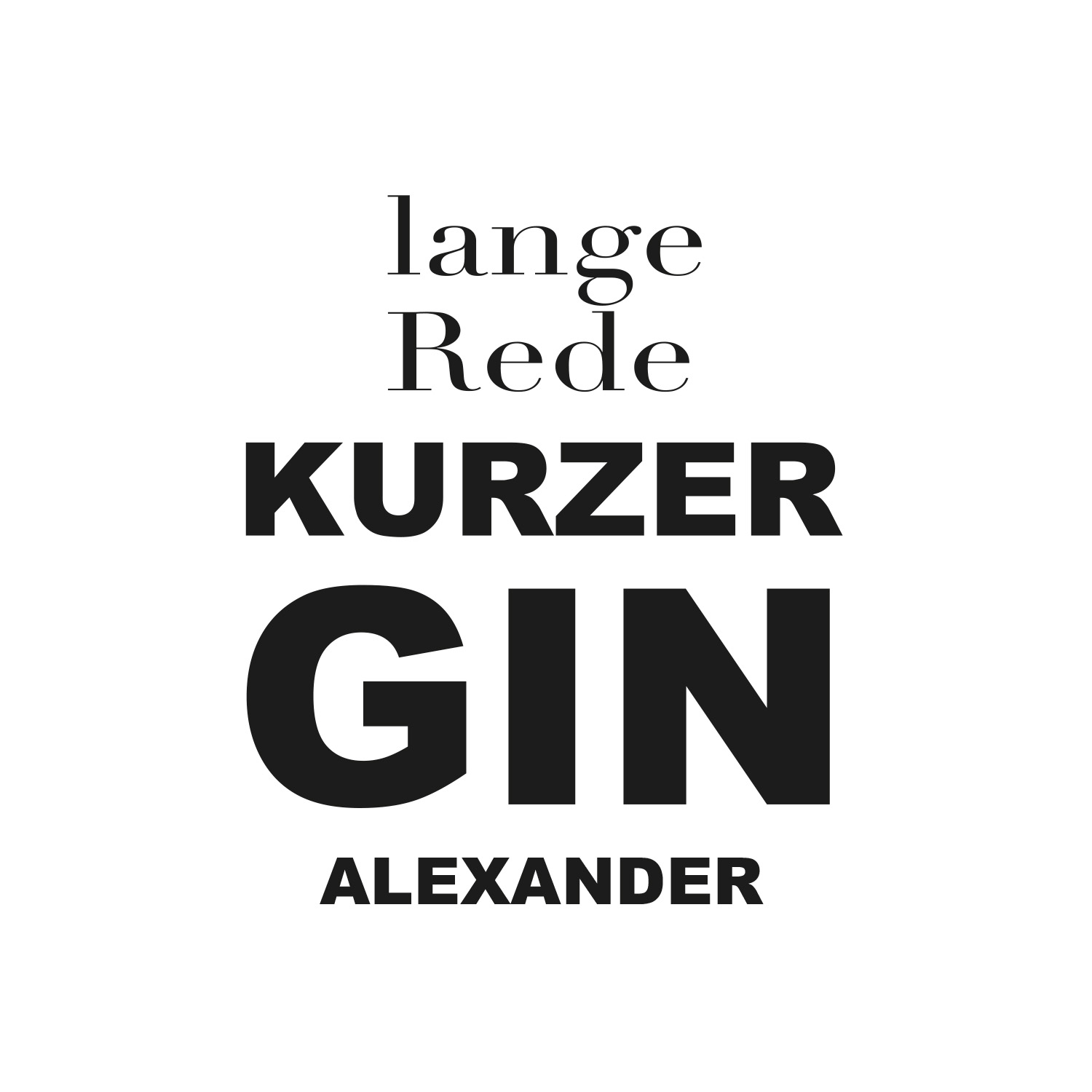 Ginglas mit graviertem Spruch