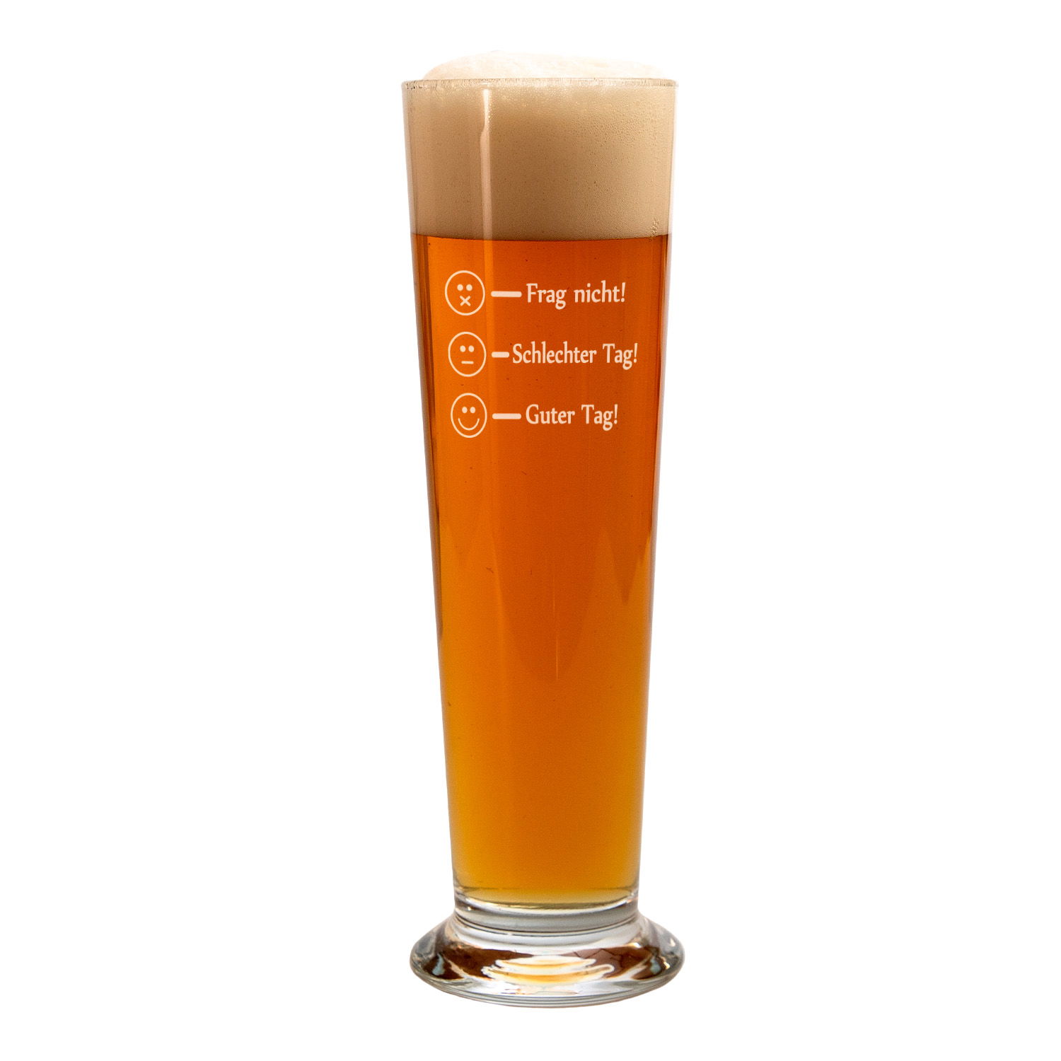 Bierglas mit Gravur