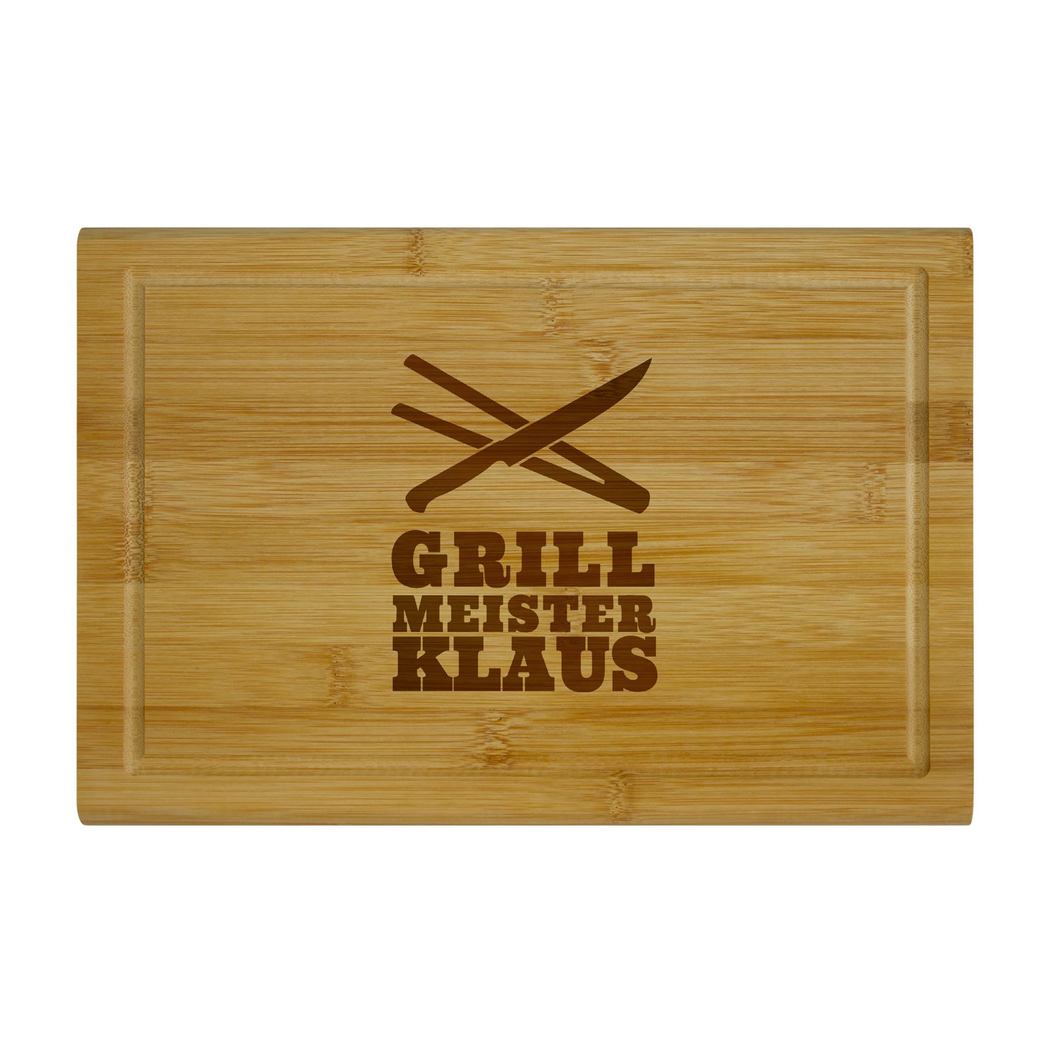 Grillmeister - Schneidebrett mit Gravur