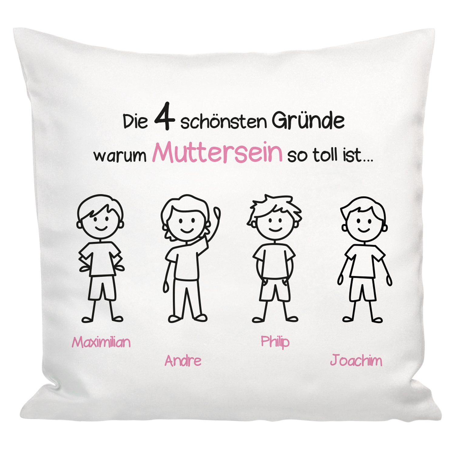 Kissen - Schönste Gründe zum Muttersein