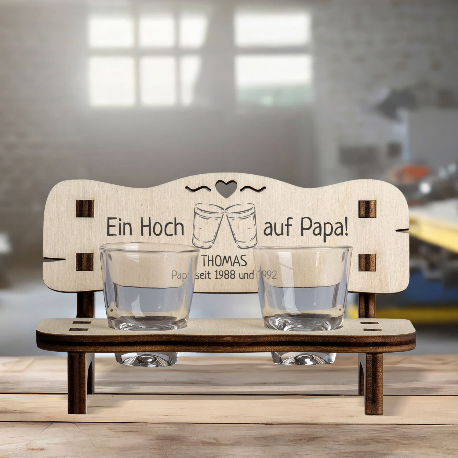 Schnapsbank zum Vatertag 