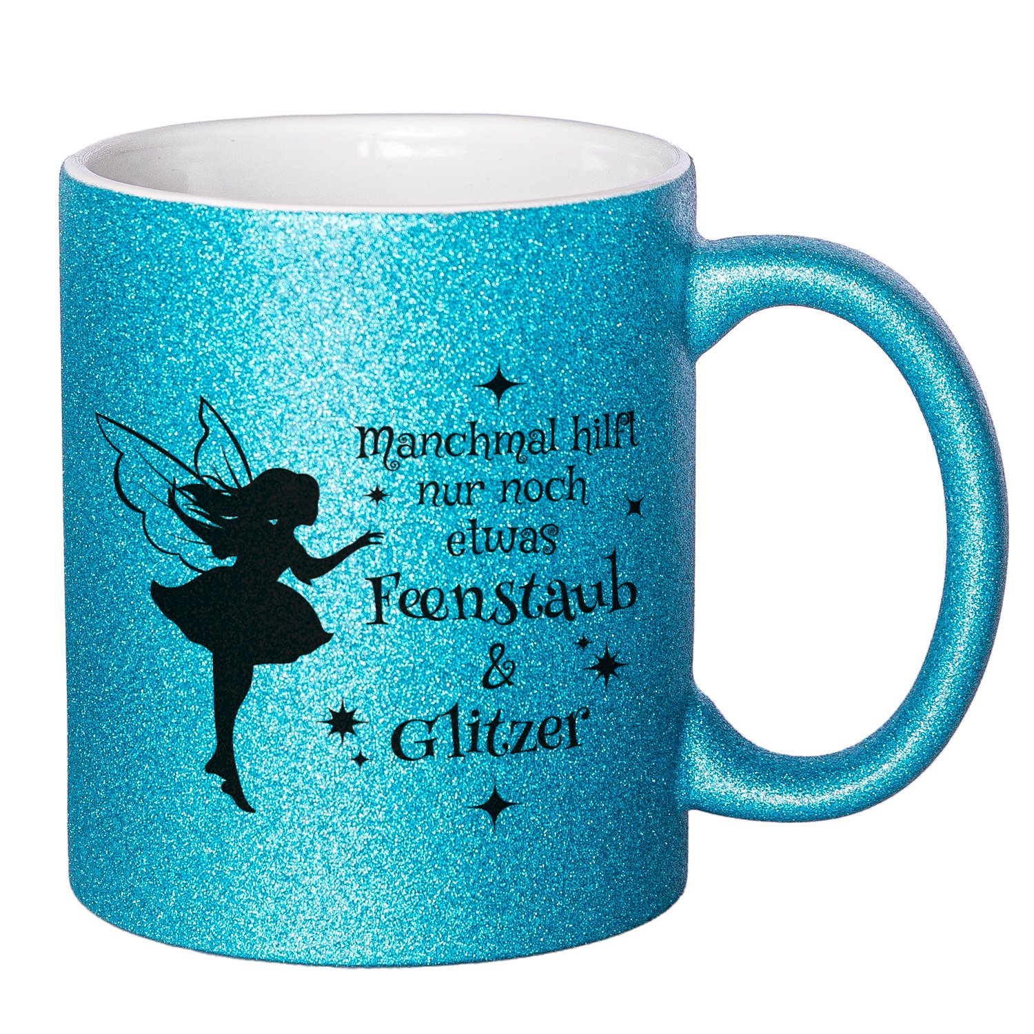 Glitzertasse - Feenstaub & Glitzer