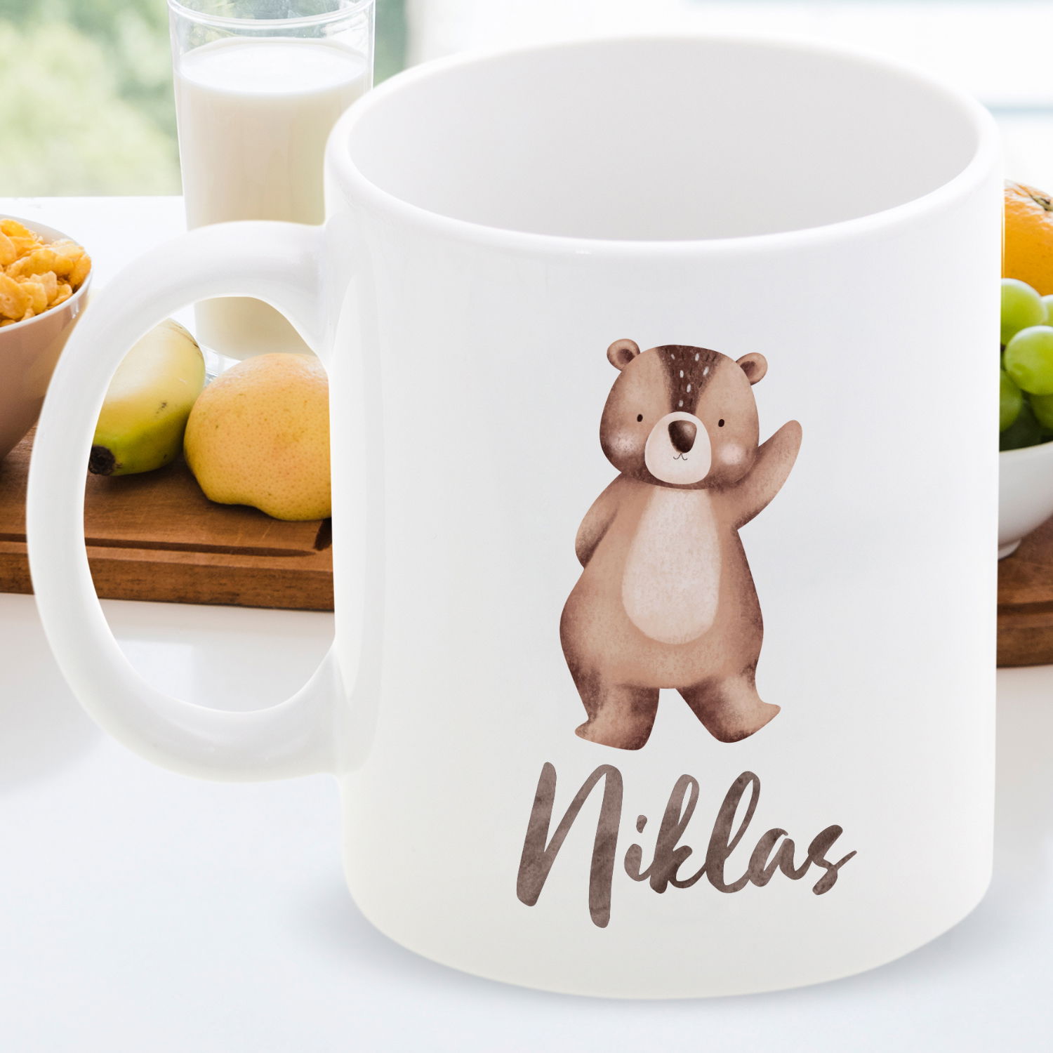 Tasse - Waldtiere mit Personalisierung