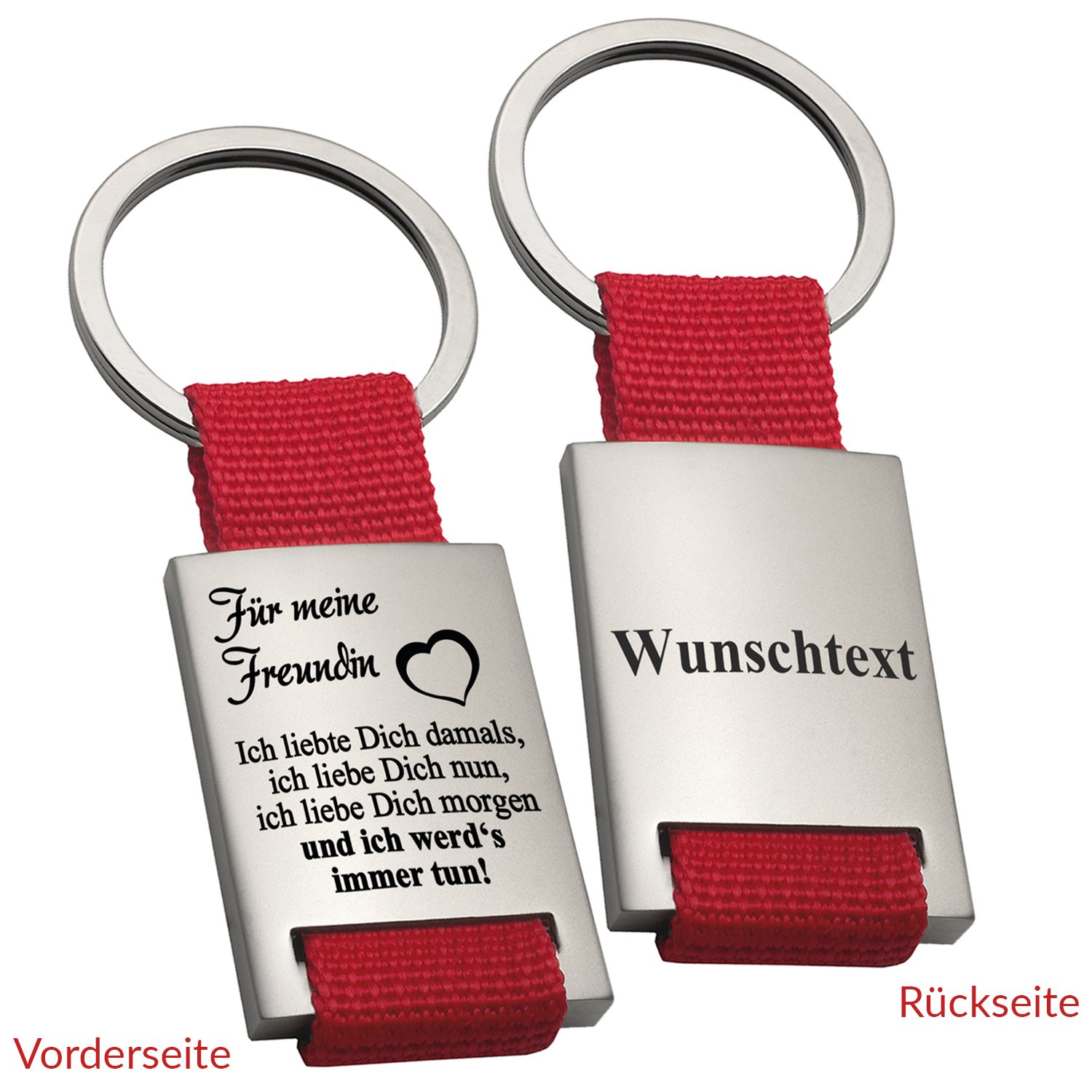 Schlüsselanhänger „Ich liebte Dich“