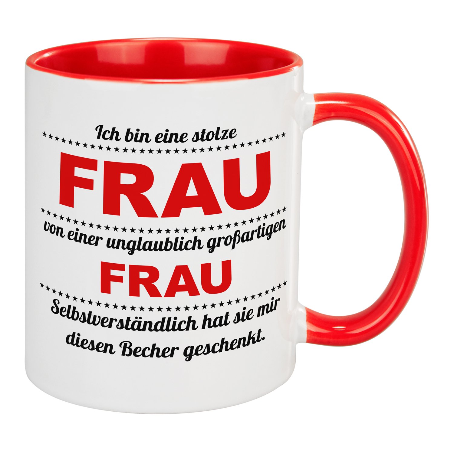 Tasse - stolzer Mann/stolze Frau
