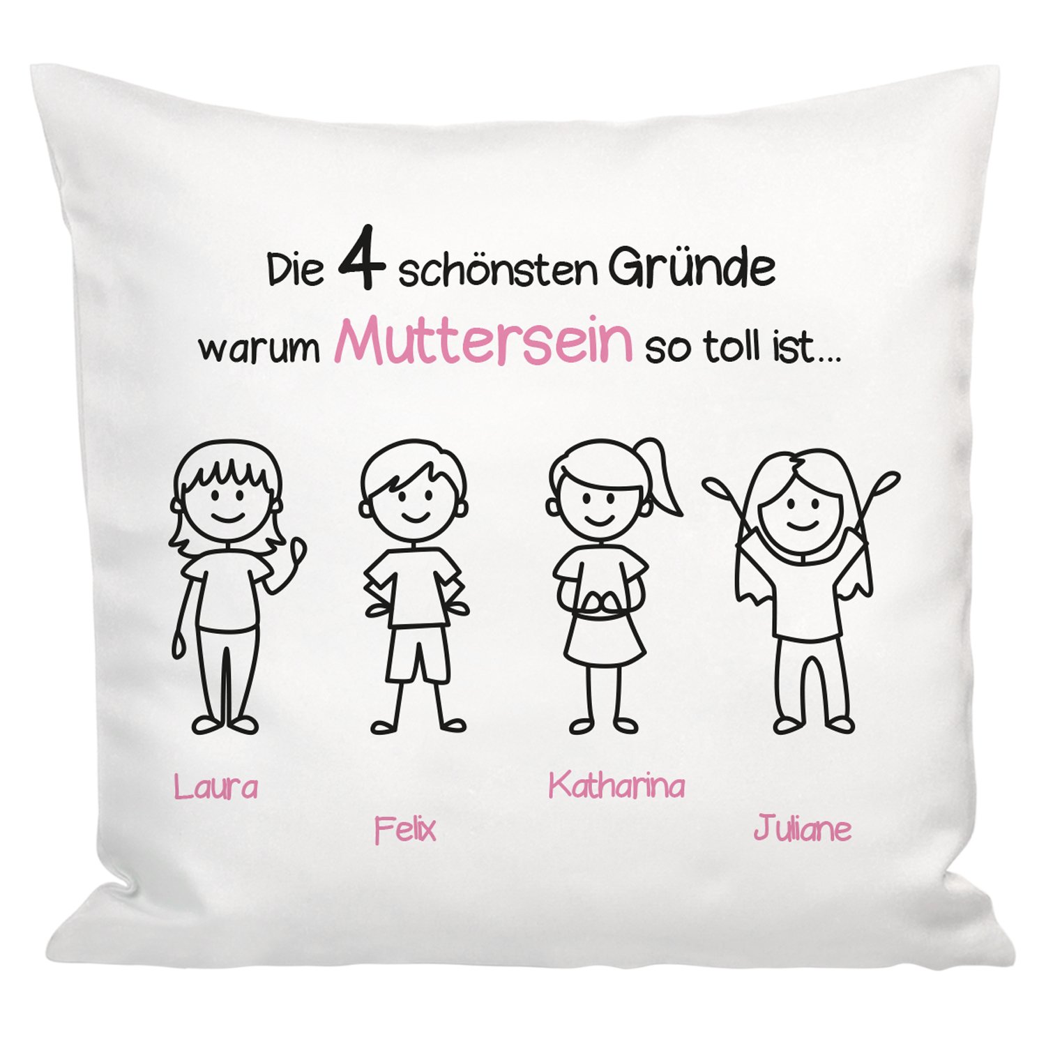 Kissen - Schönste Gründe zum Muttersein