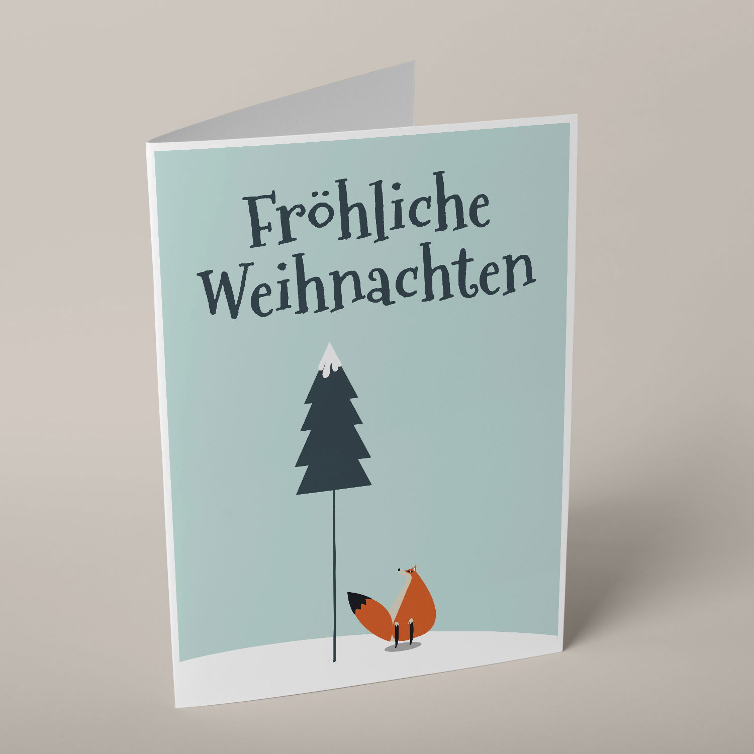 Grußkarte zu Weihnachten 
