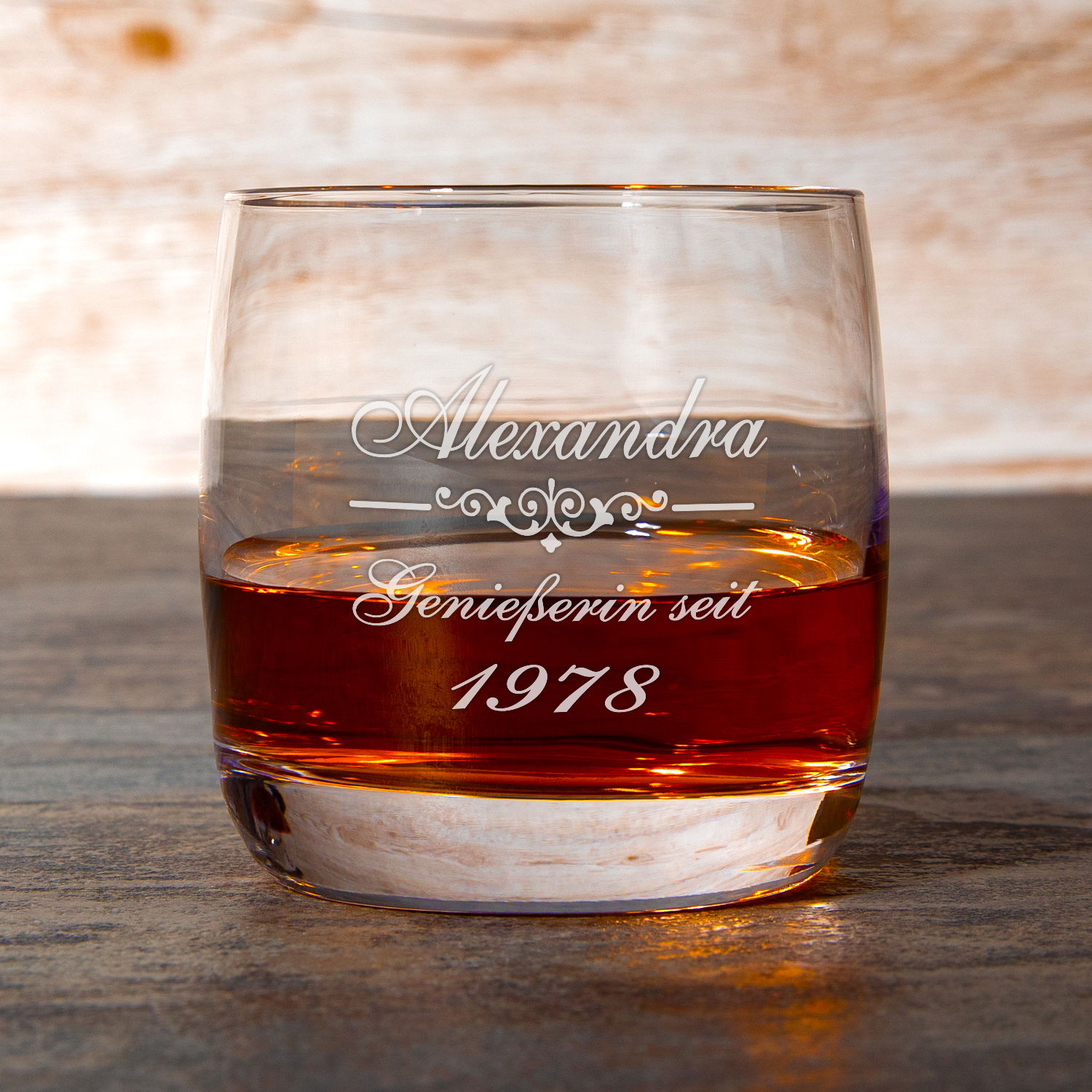 Whiskyglas mit persönlicher Gravur