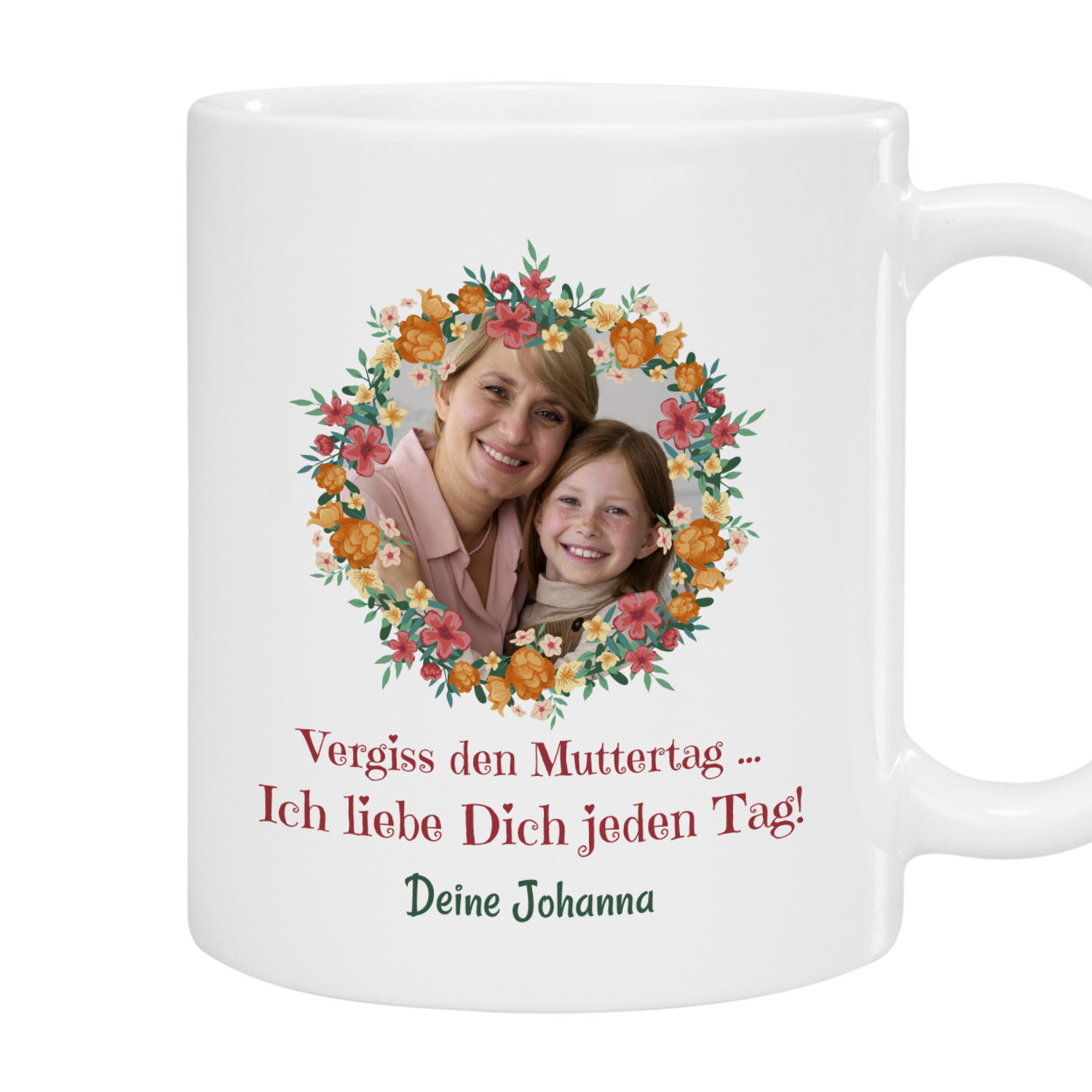 Tasse - Vergiss den Muttertag mit Wunschfoto 