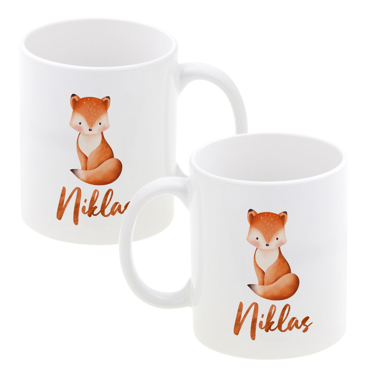 Tasse - Waldtiere mit Personalisierung