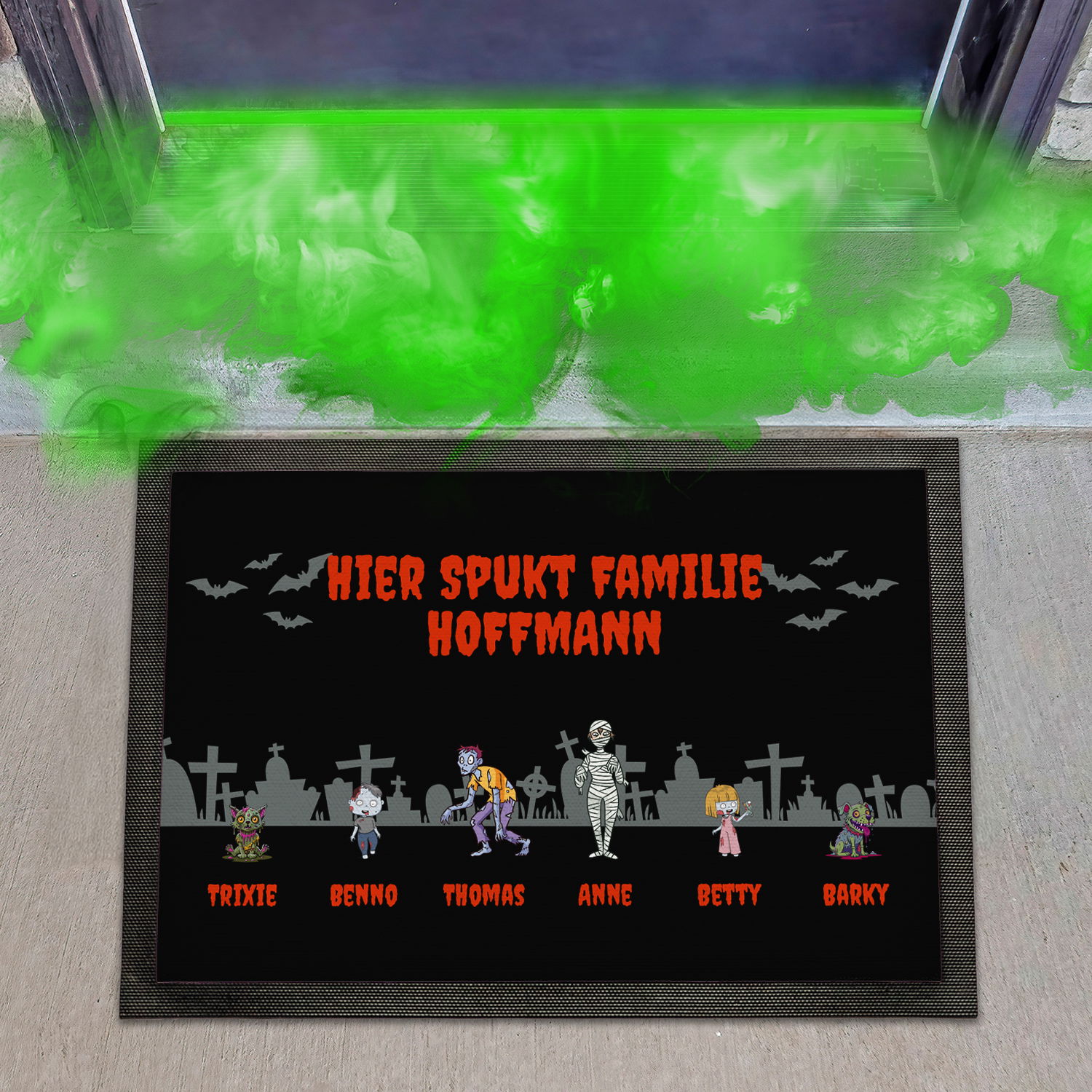 Fußmatte - Halloween Zombies