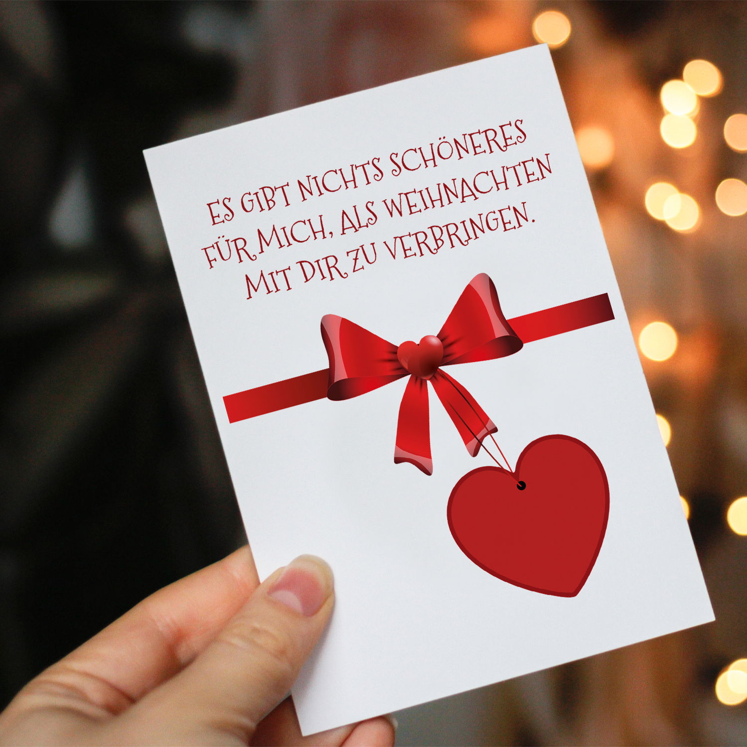 Grußkarte zu Weihnachten 