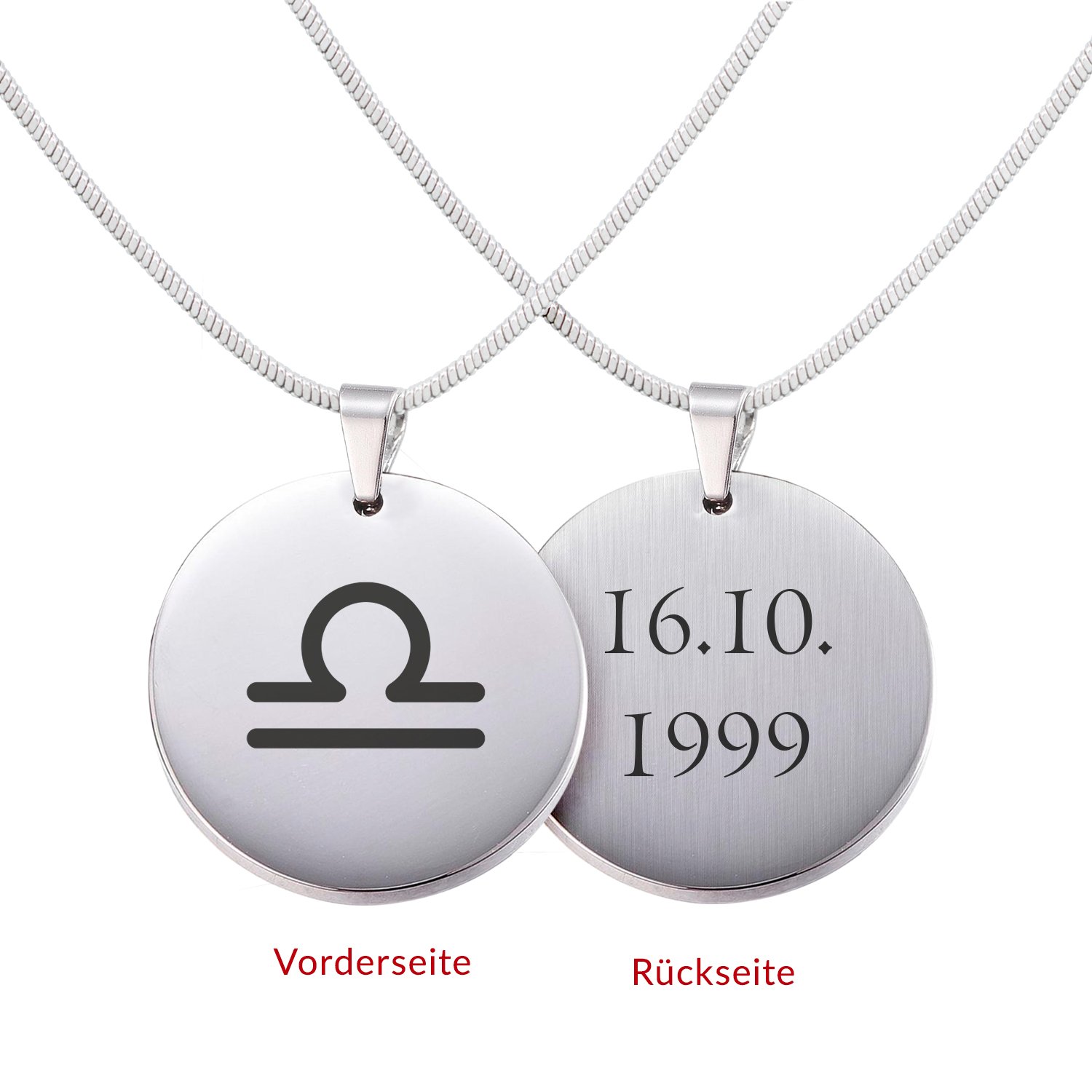 Halskette - Sternzeichen mit Personalisierung