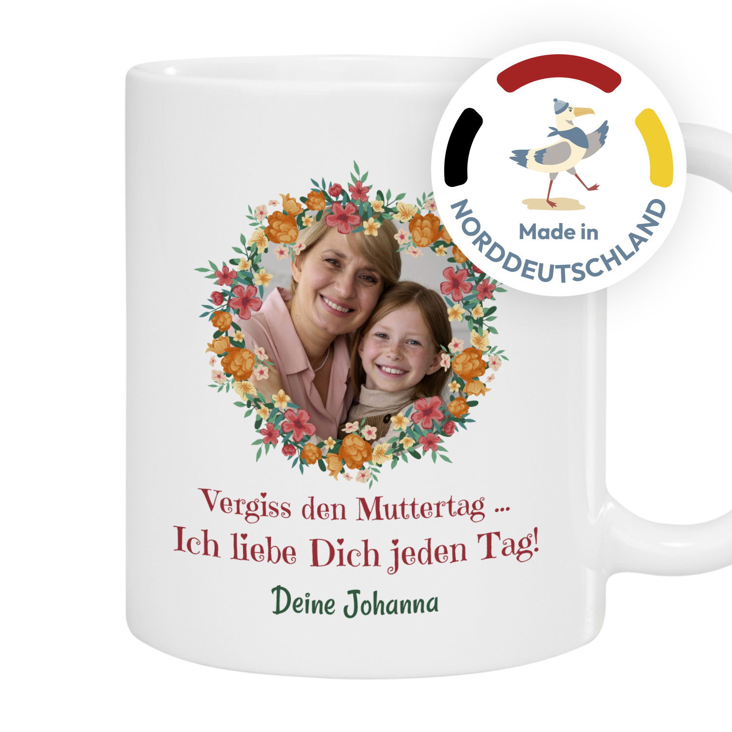 Tasse - Vergiss den Muttertag mit Wunschfoto 