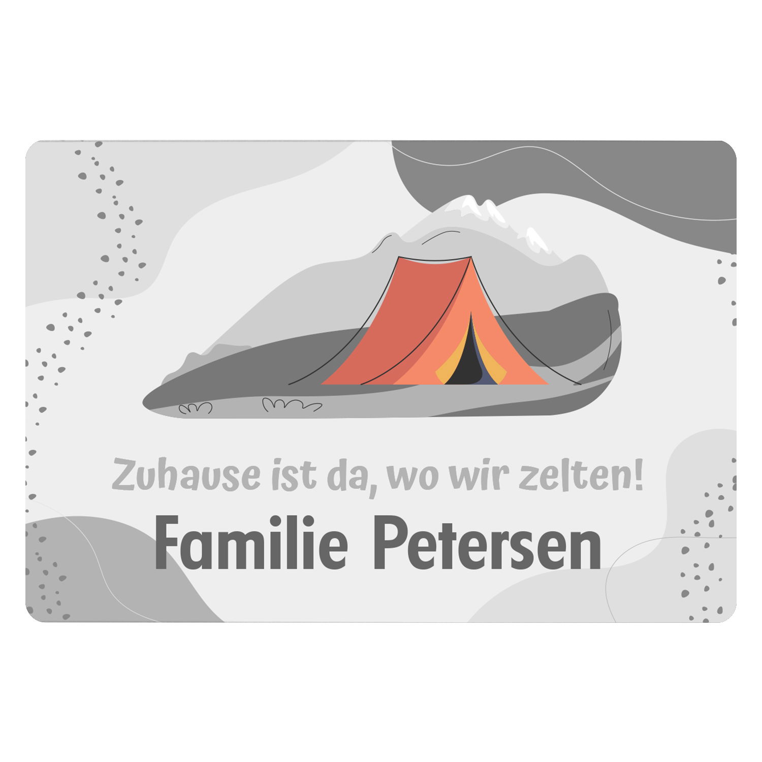 Fußmatte - Zuhause ist da, wo wir parken