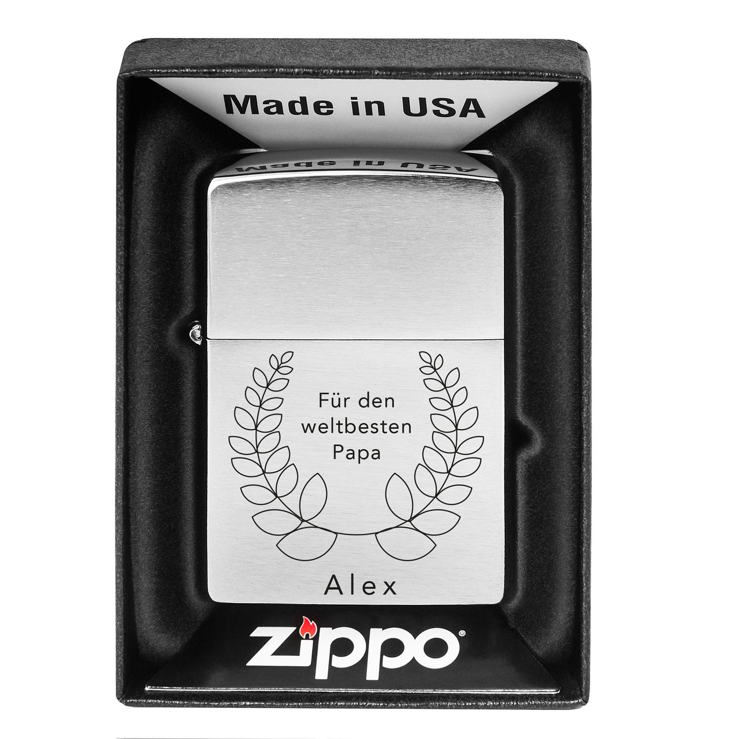 Zippo - Beste Eltern mit Personalisierung