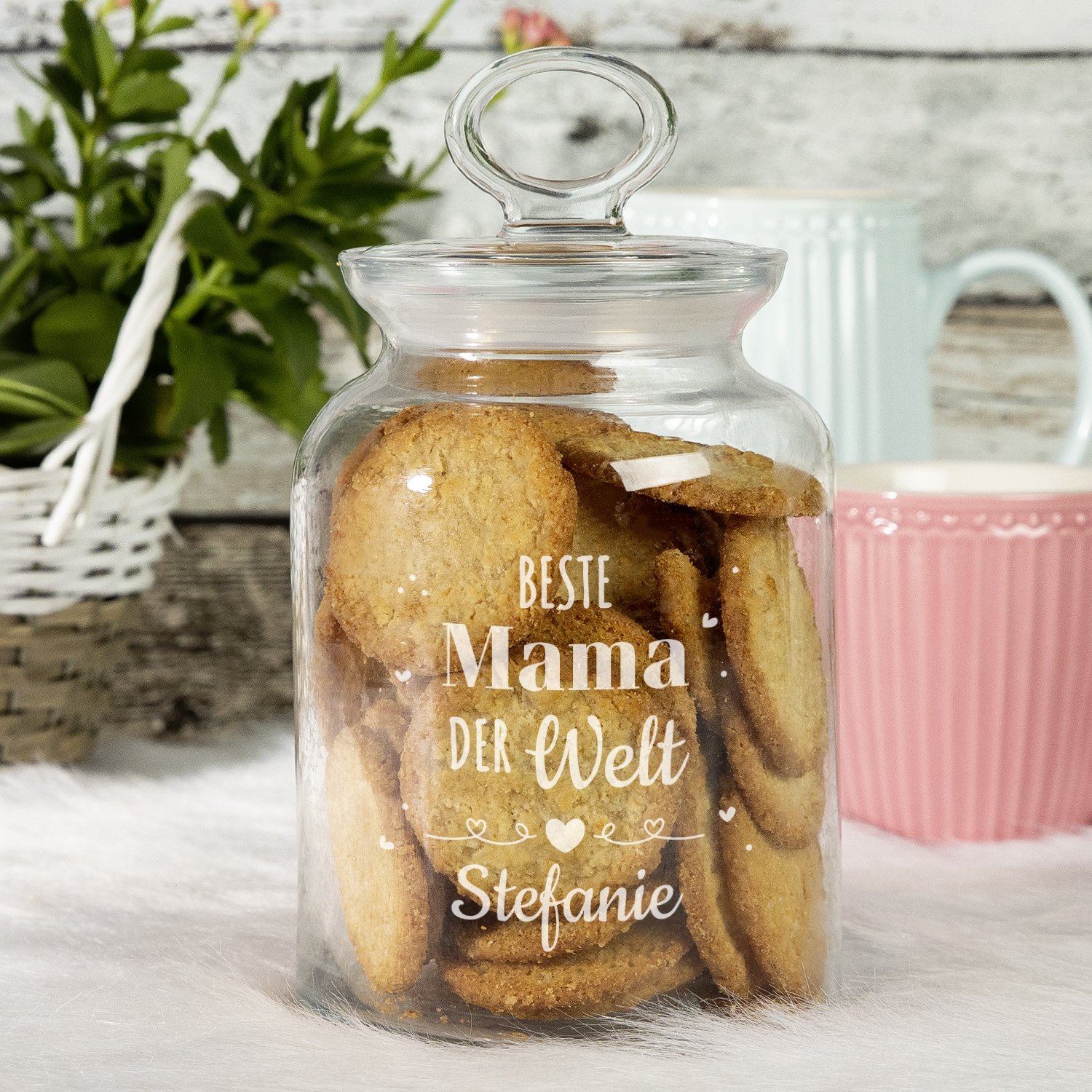 Keksglas für Mama - mit Personalisierung