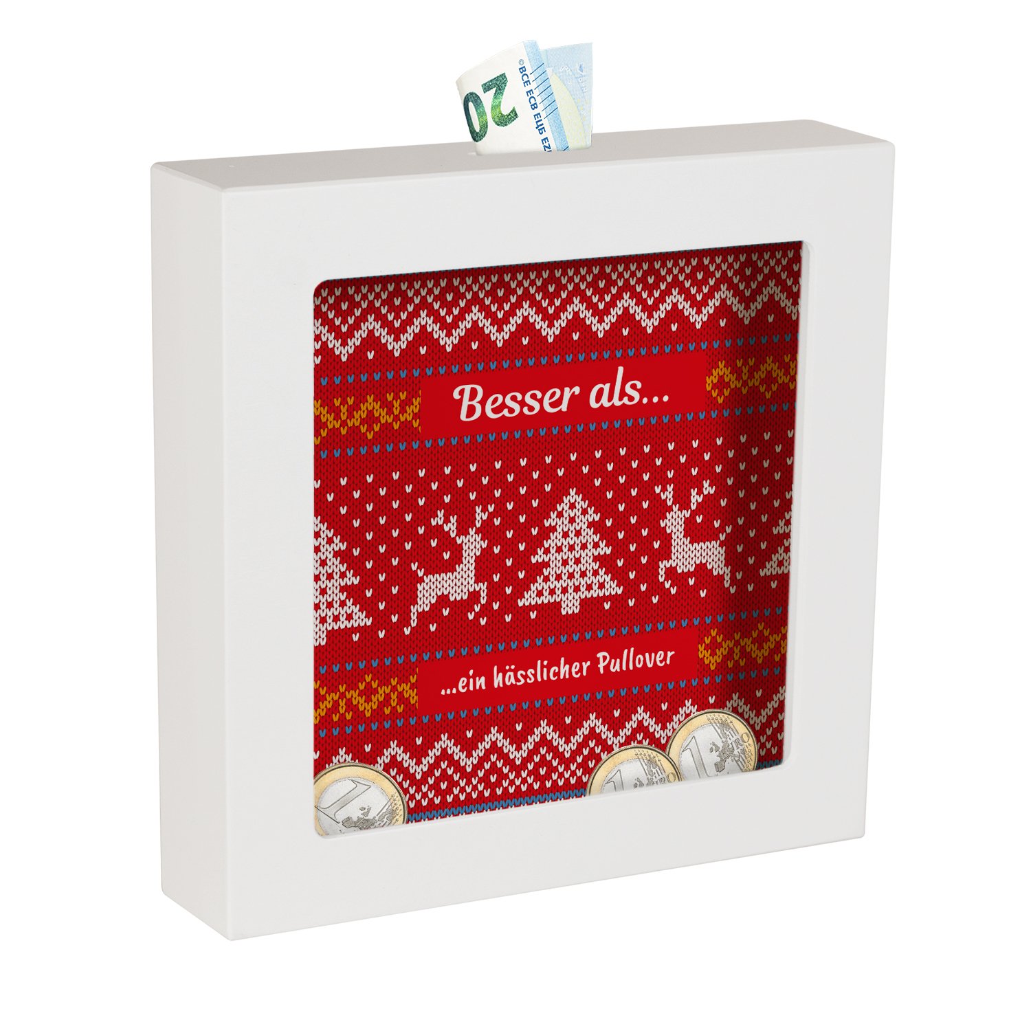 3D-Bilderrahmen - Spardose - Weihnachten