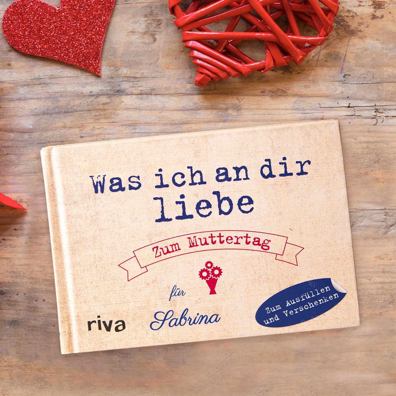 Buch - Was ich an Dir liebe - Muttertag mit Personalisierung