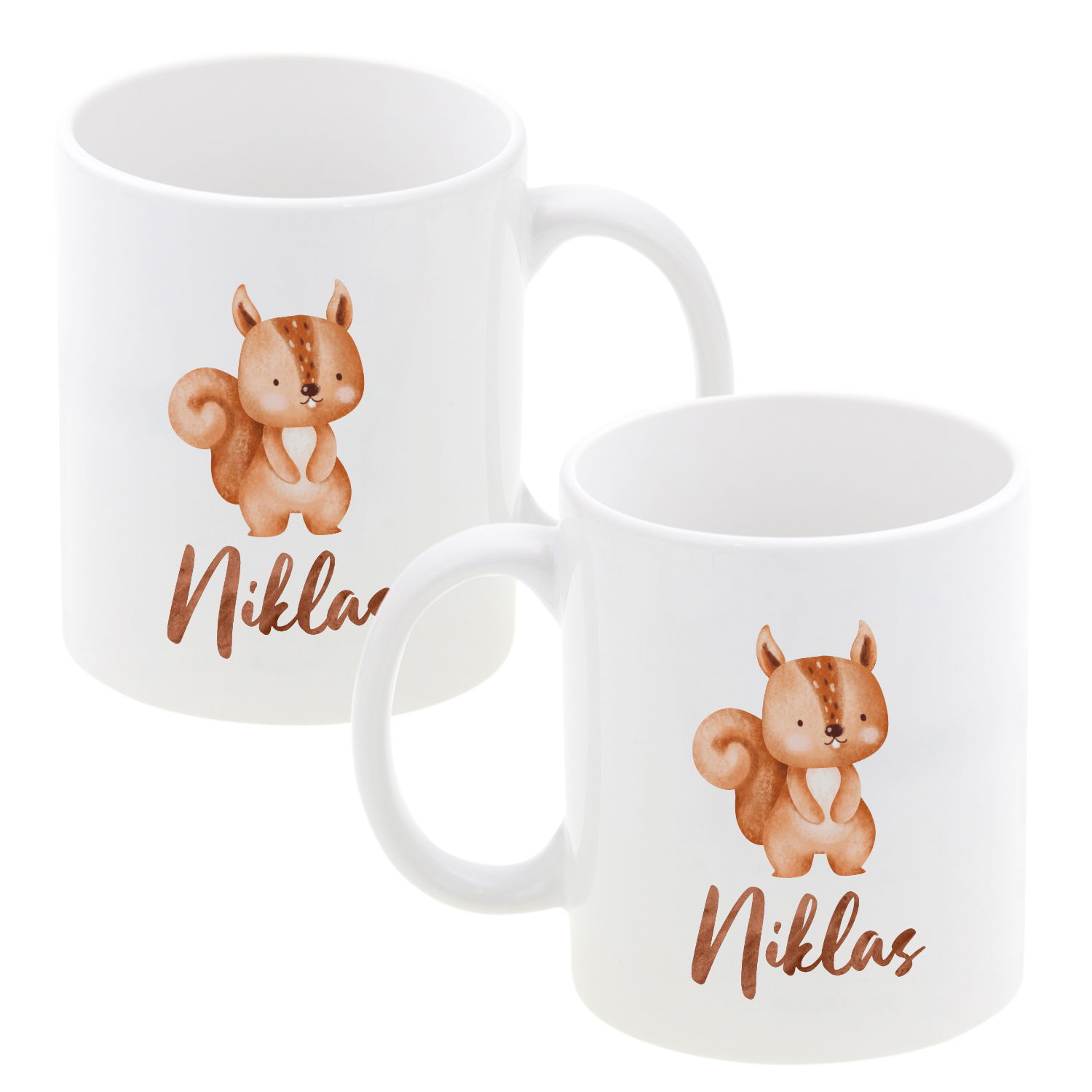Tasse - Waldtiere mit Personalisierung